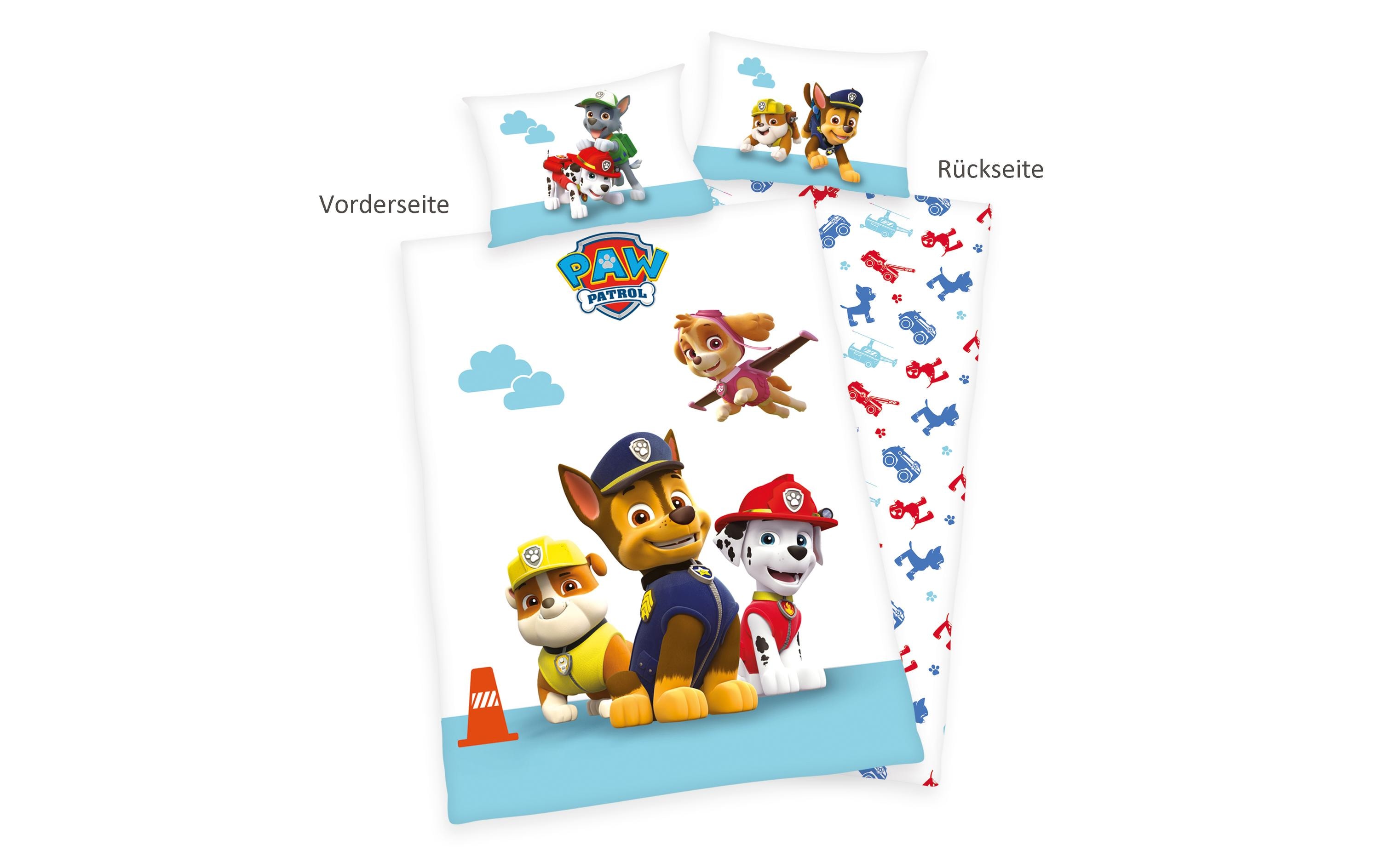 Herding Kinderbettwäsche Paw Patrol 100 x 135 cm + 40 x 60 cm