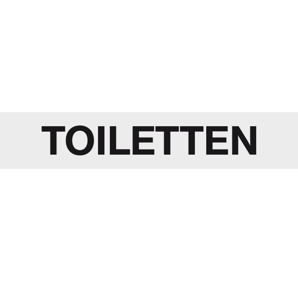 Bätschmann Hinweisschild Toiletten