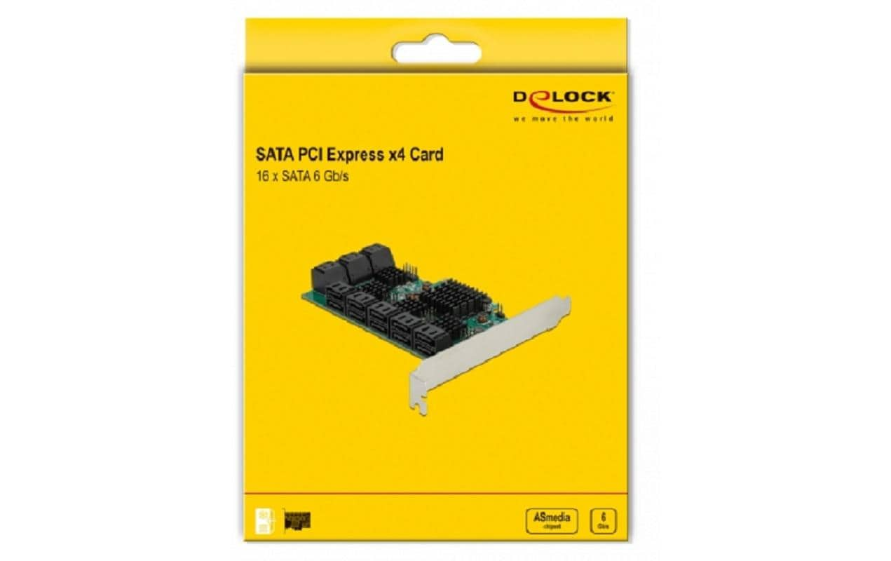 Delock PCI-Express-Karte 16 Port SATA