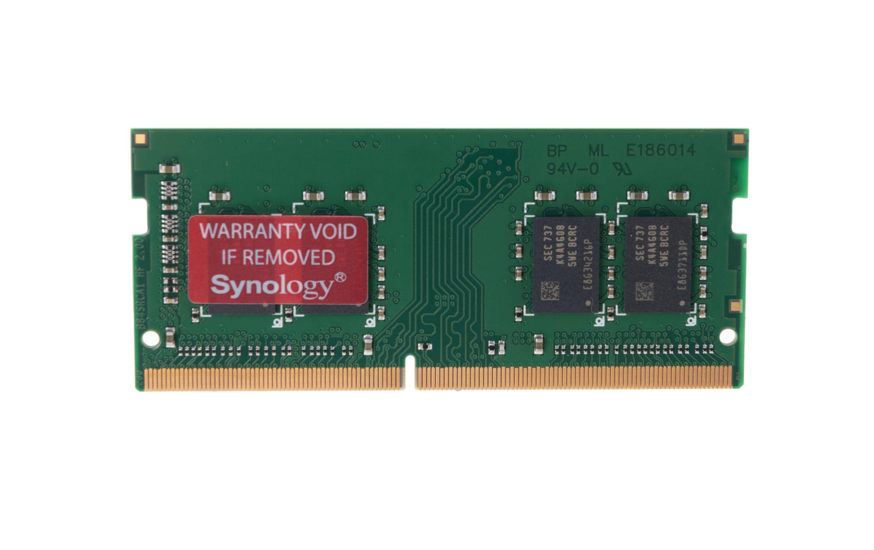Synology NAS-Arbeitsspeicher D4ECSO-2666-16G SO-DDR4 ECC 2666MHz 16GB