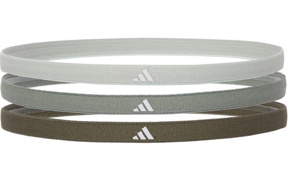 adidas Hairbands Hellgrau/Grau/Olivgrün