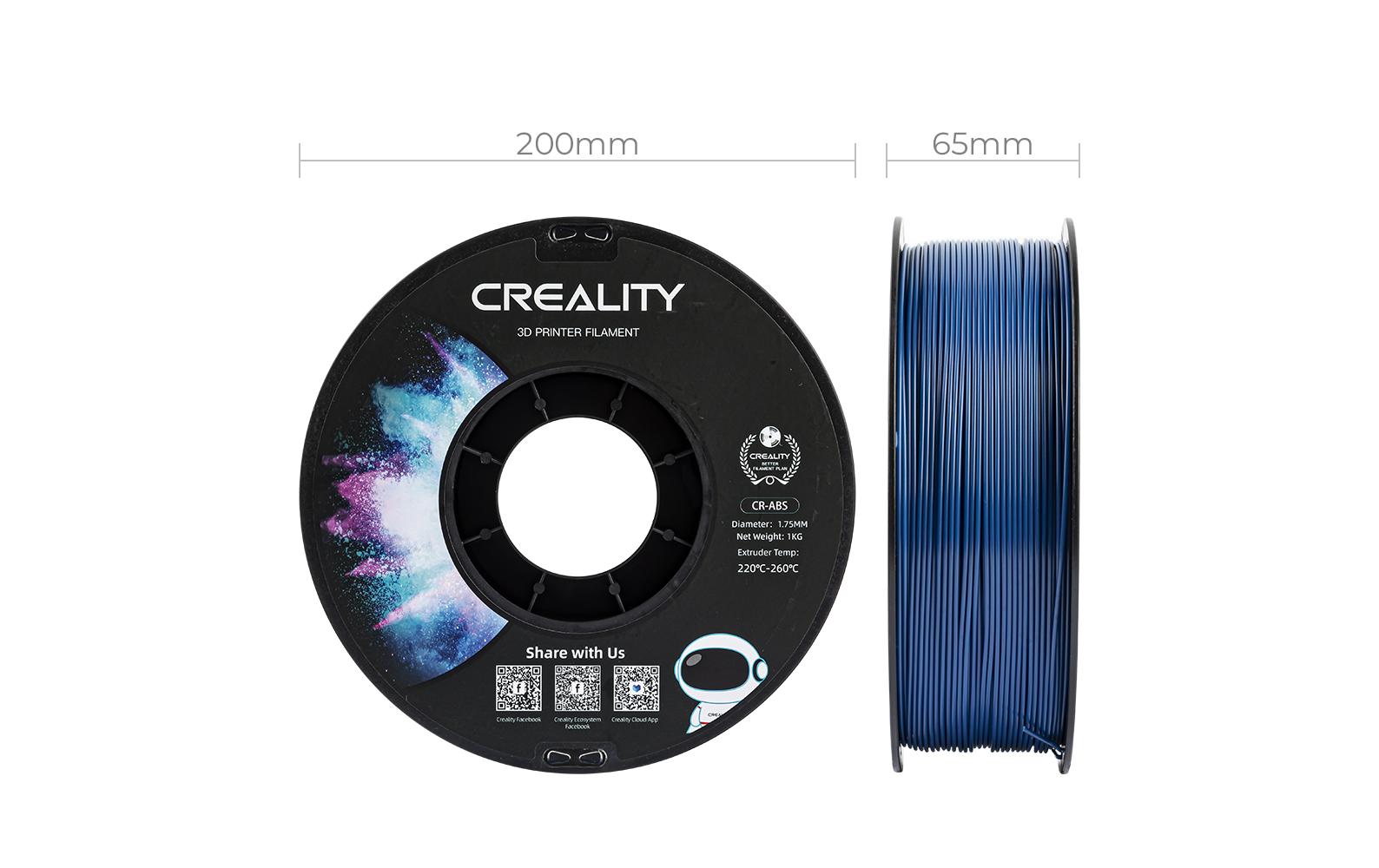 Creality Filament ABS, Blau, 1.75 mm, 1 kg