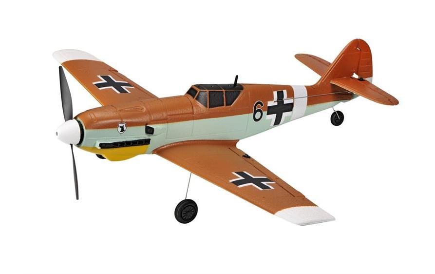 TOP-RC Warbird Mini BF-109 450 mm, Braun, RTF