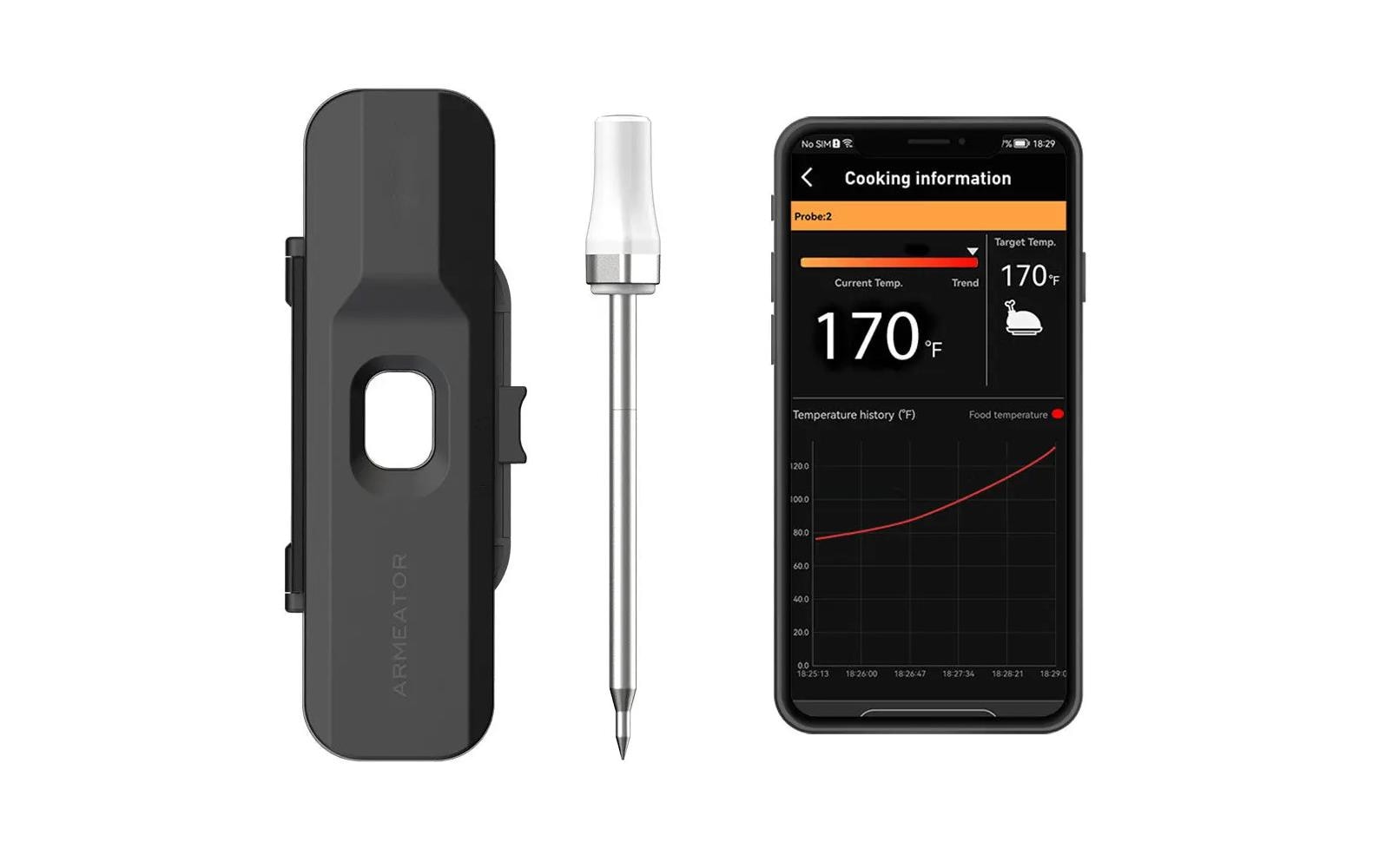 Armeator Wireless-Lebensmittelthermometer Armeator One