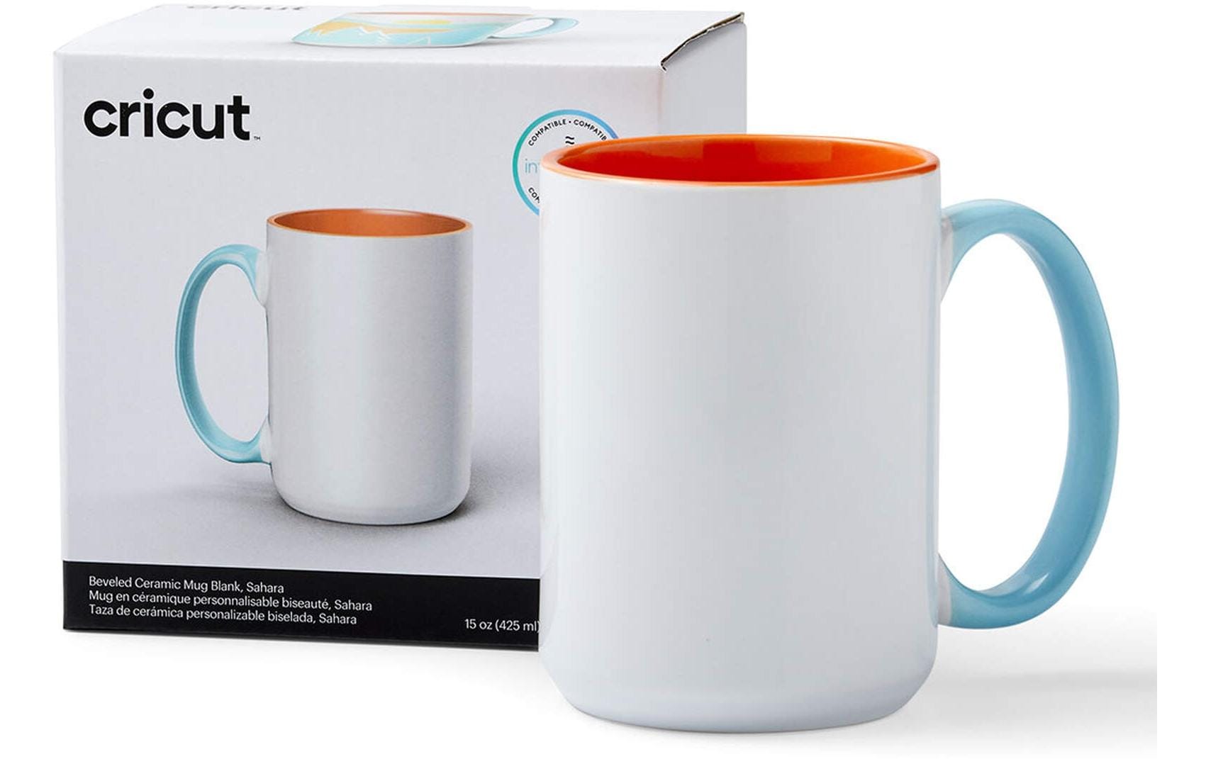 Cricut Tasse Infusible Ink 425 ml, Orange/Weiss