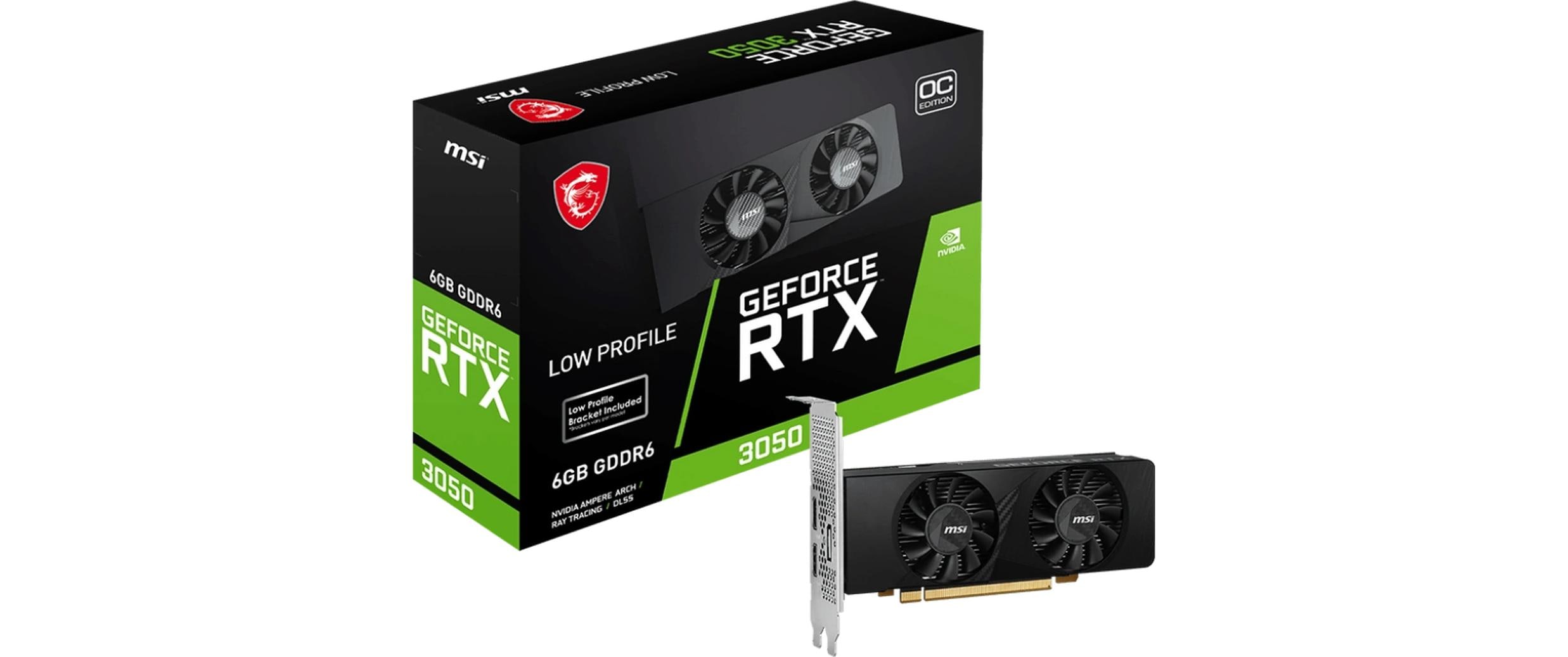 MSI Grafikkarte GeForce RTX 3050 LP 6 GB OC