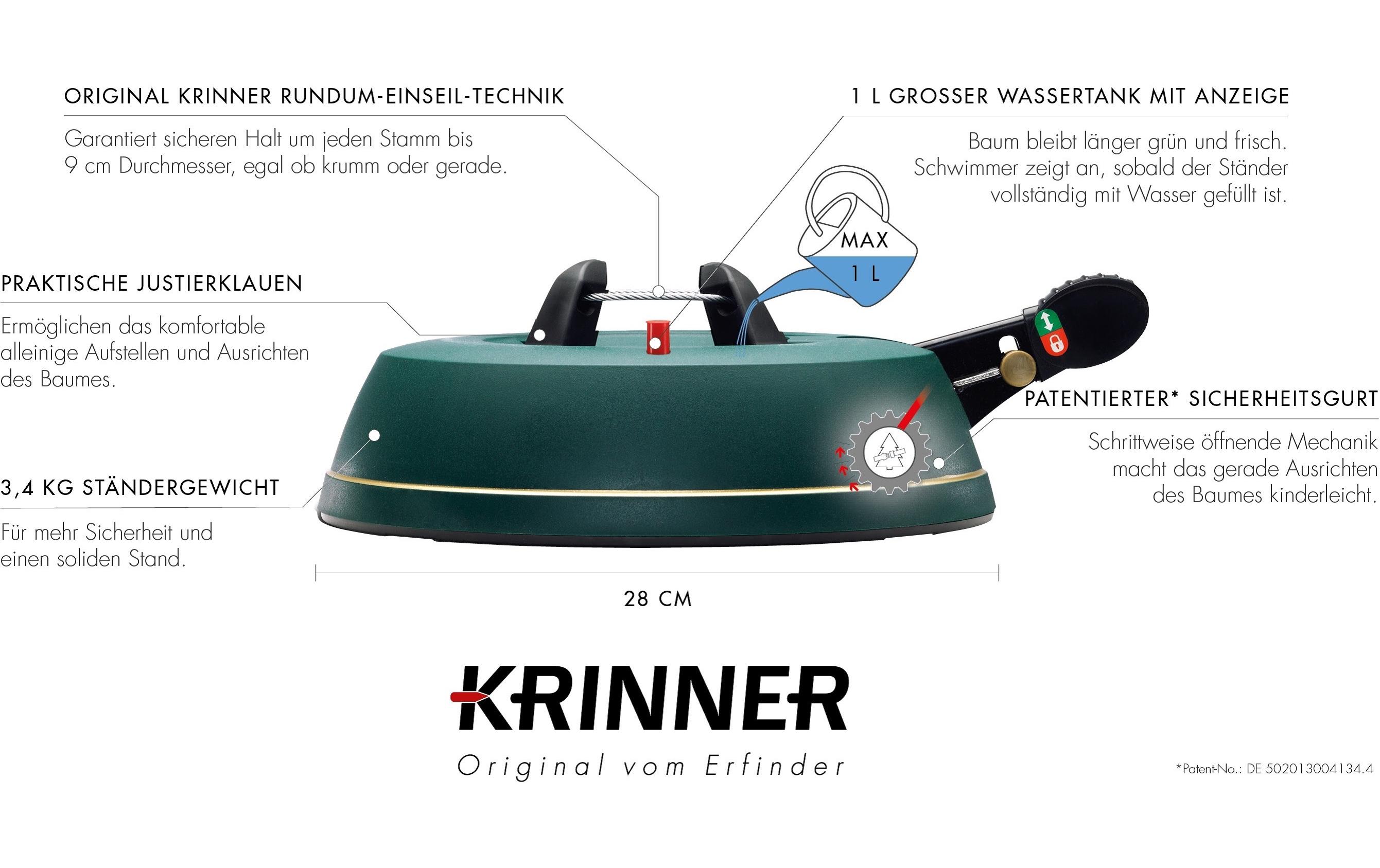 Krinner Weihnachtsbaumständer Basic S, Ø 28 cm