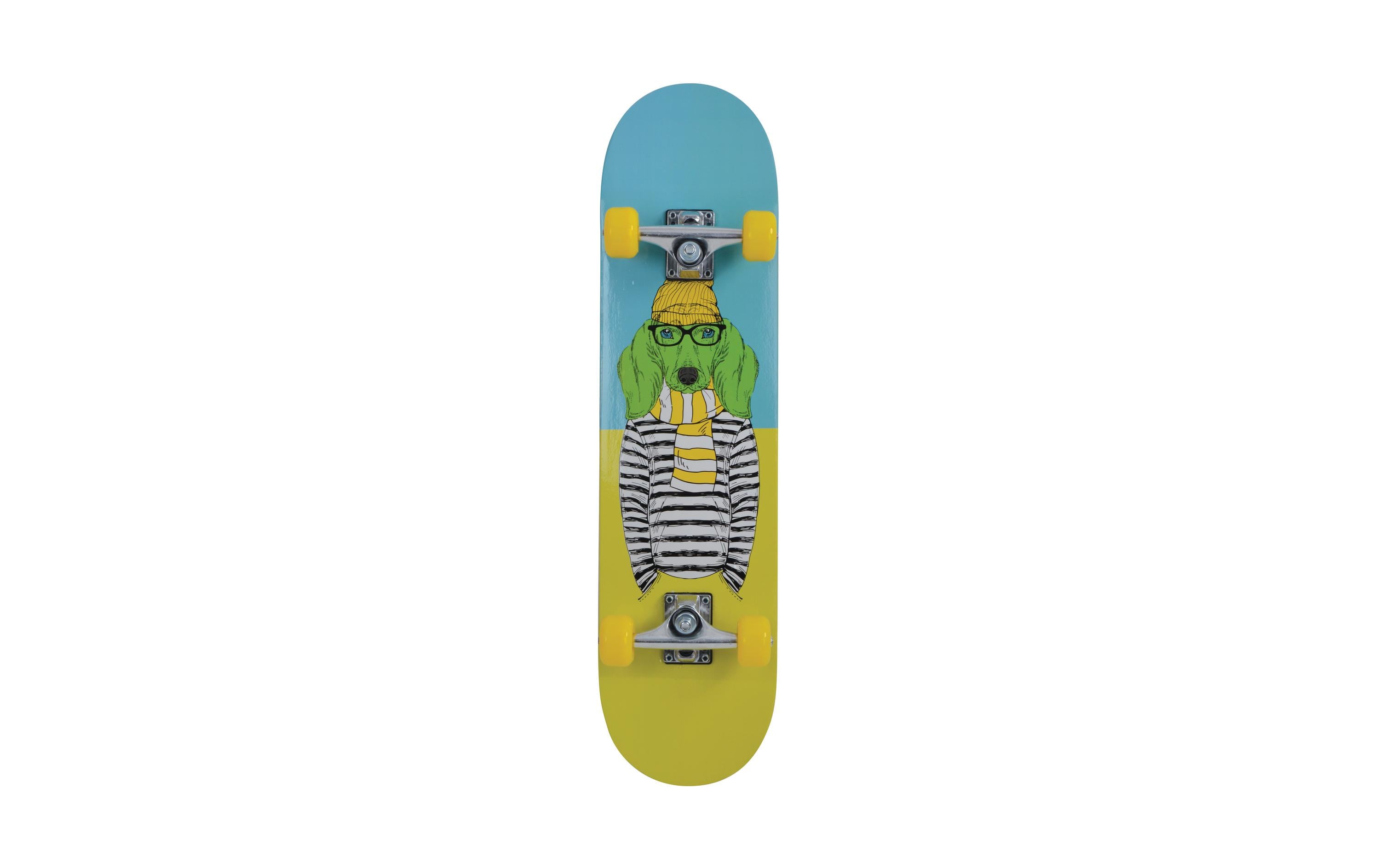 Schildkröt Funsports Skateboard Kicker 31, Green Dog