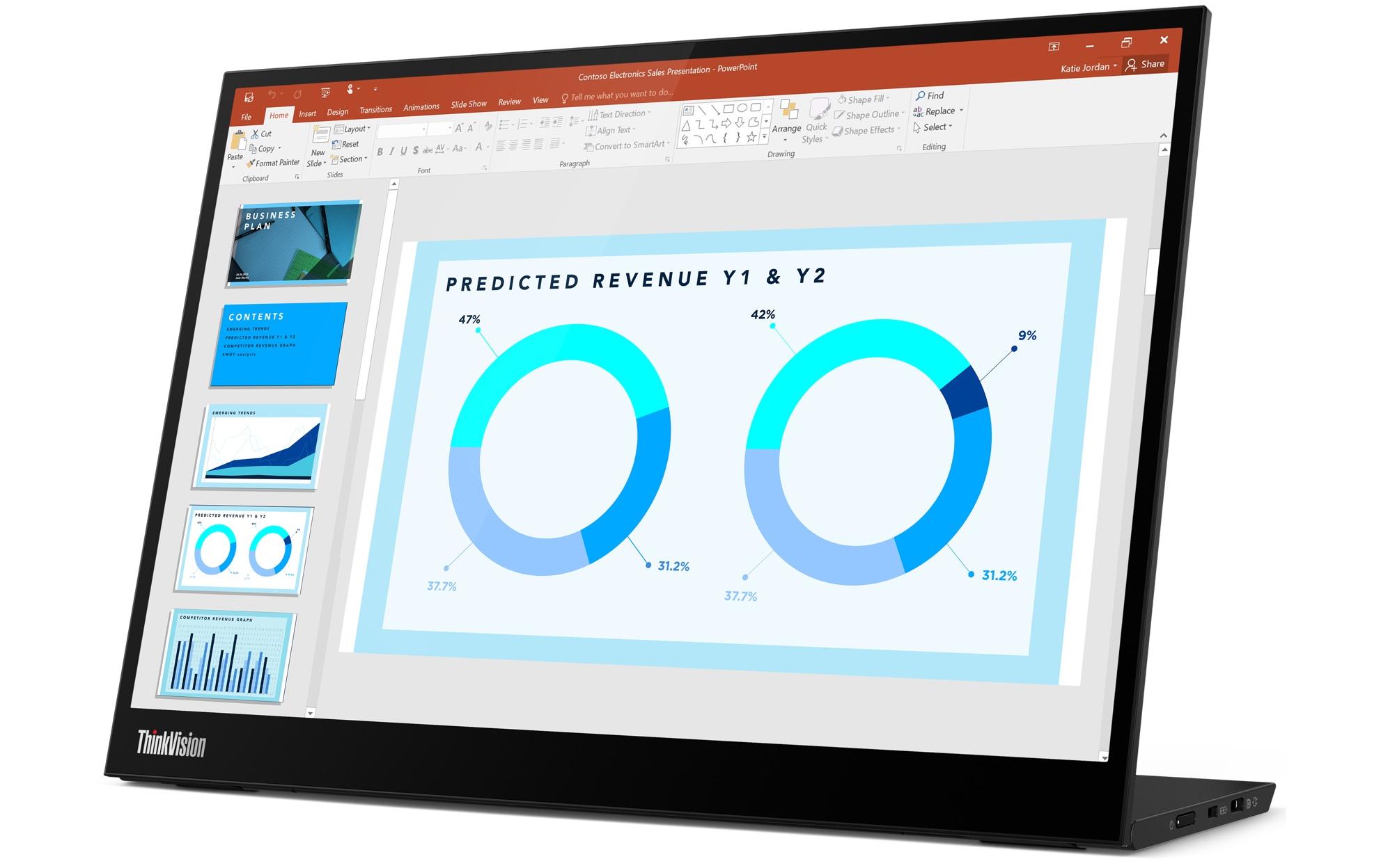 Lenovo Monitor ThinkVision M14d USB-C