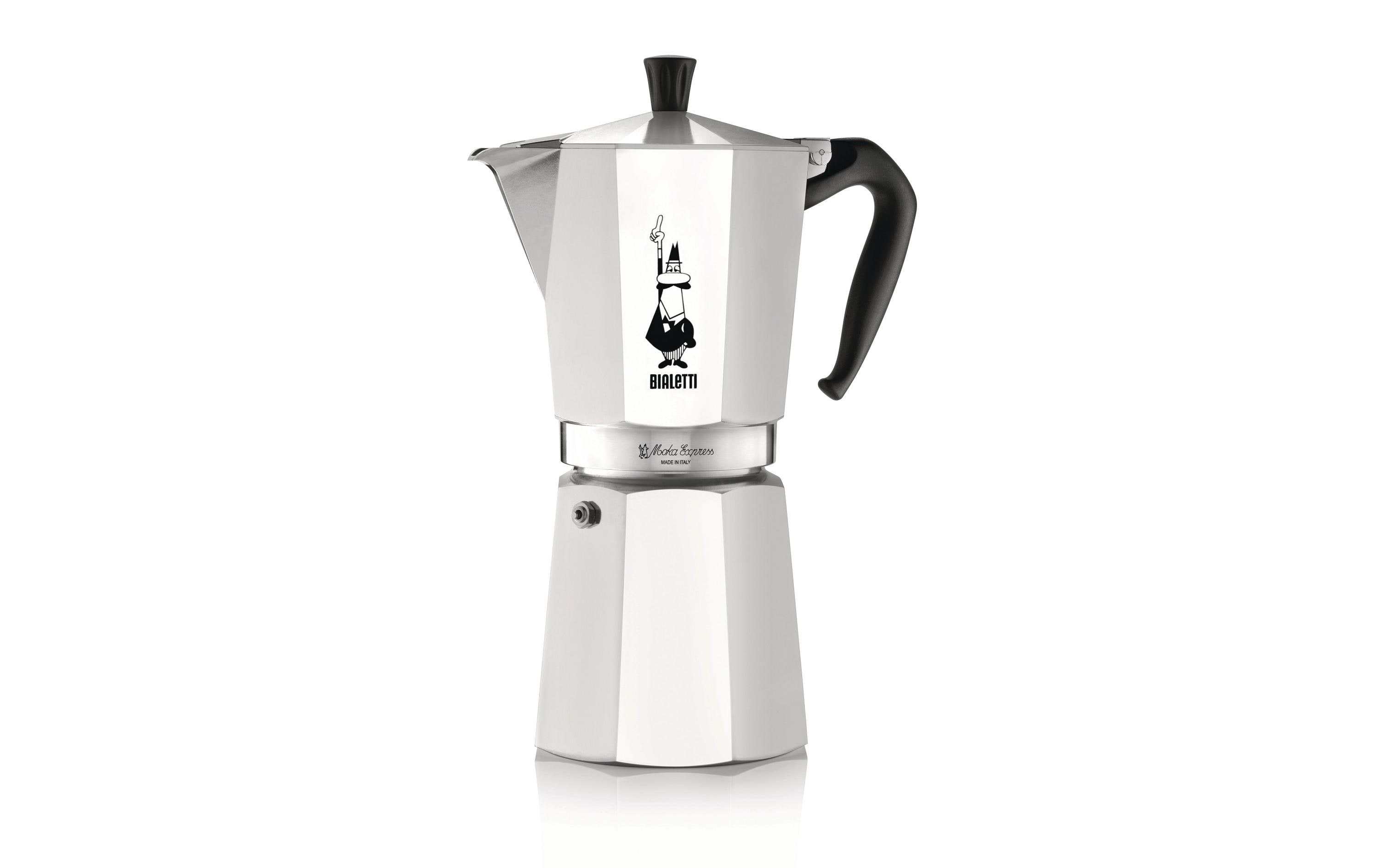 Bialetti Espressokocher Moka Express 12 Tassen, Silber