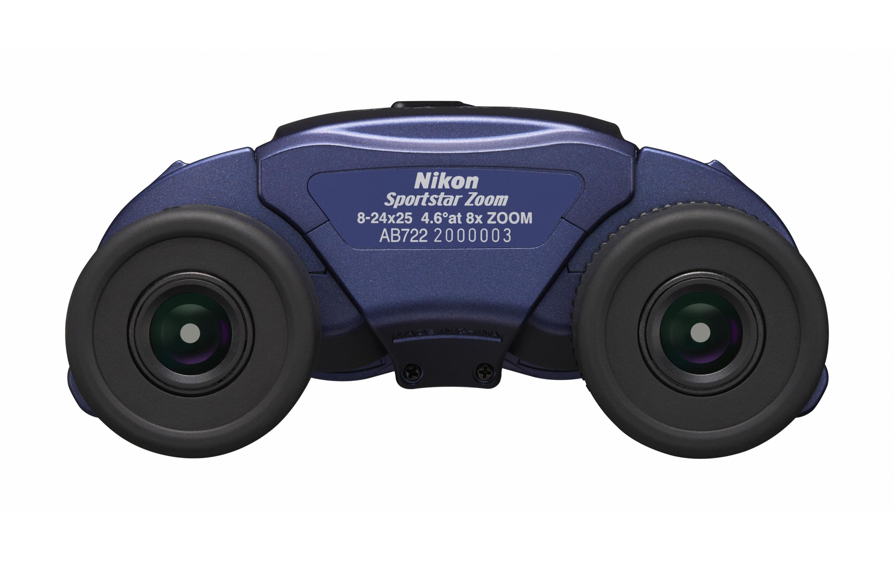 Nikon Fernglas Sportstar Zoom 8-24 x 25 Blau