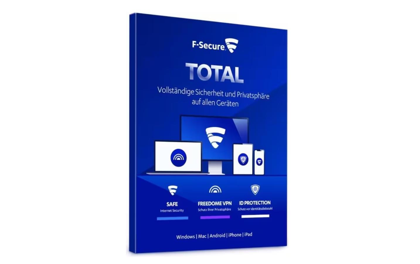 F-Secure Total Security Box, Vollversion, 3 Geräte, 1 Jahr