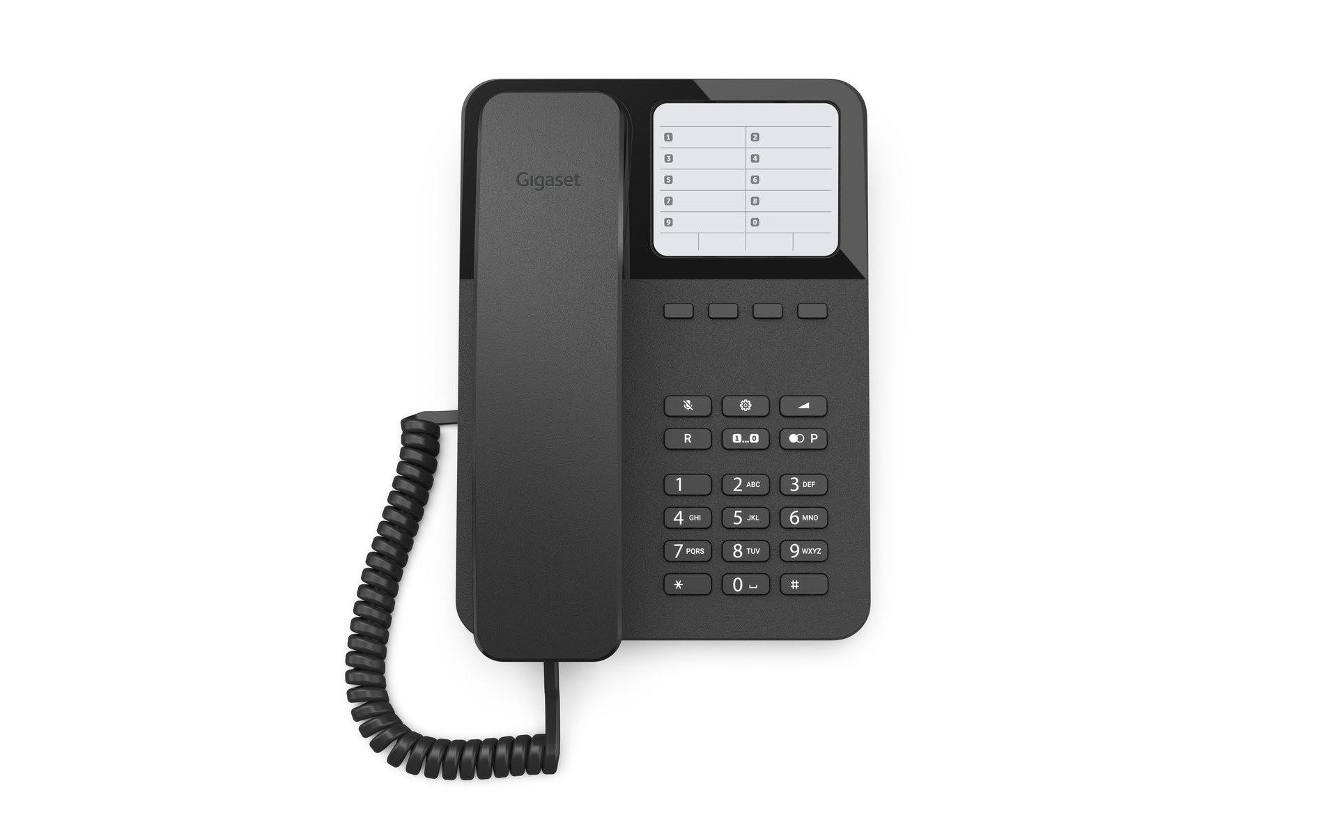 Gigaset Tischtelefon Desk 400 Schwarz