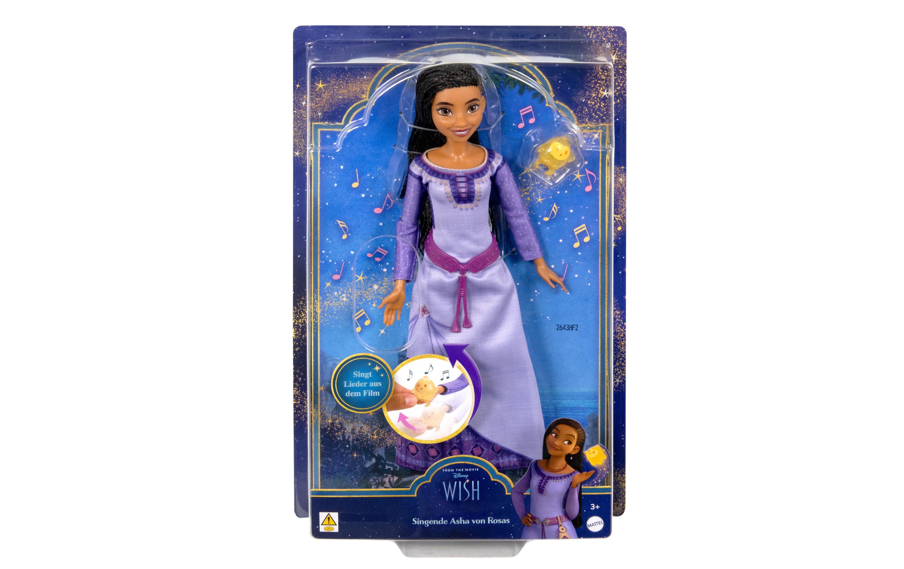 Mattel Puppe Disney Wish Singing Doll -DE-