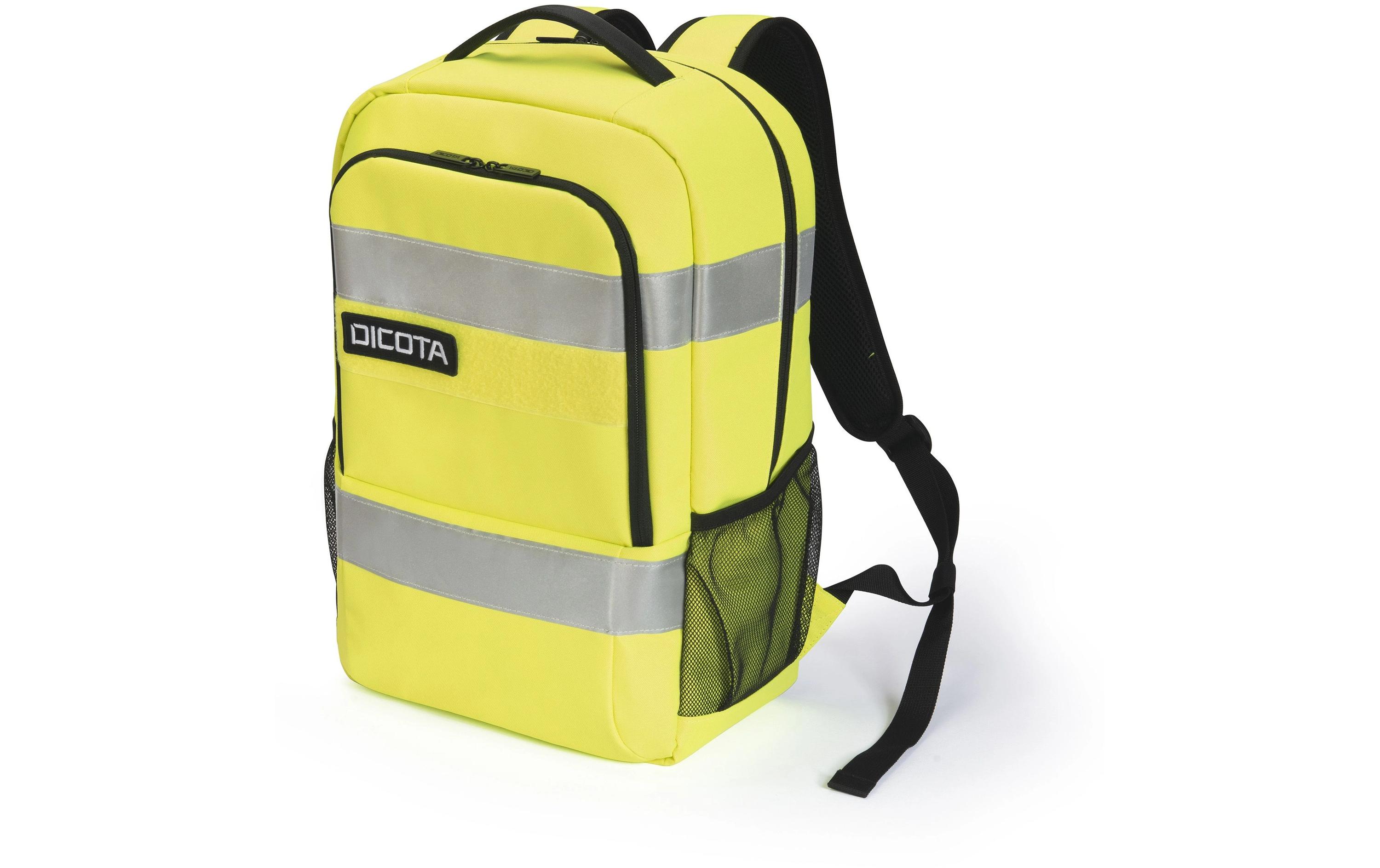 DICOTA Rucksack Hi-Vis 24 l – Gelb