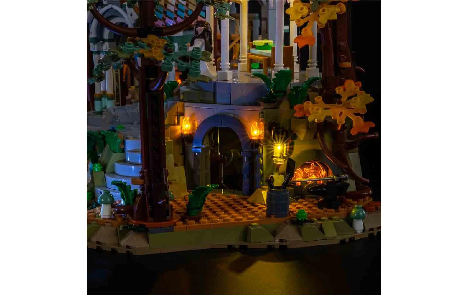 Light My Bricks LED-Licht-Set für LEGO® Der Herr der Ringe – Bruchtal 10316