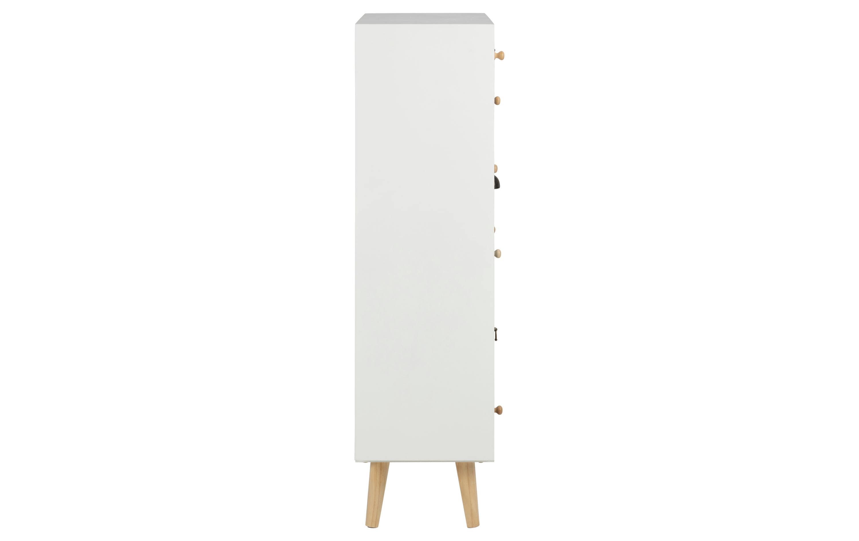 AC Design Kommode Thais 70 cm x 114 cm, Mehrfarbig/Weiss