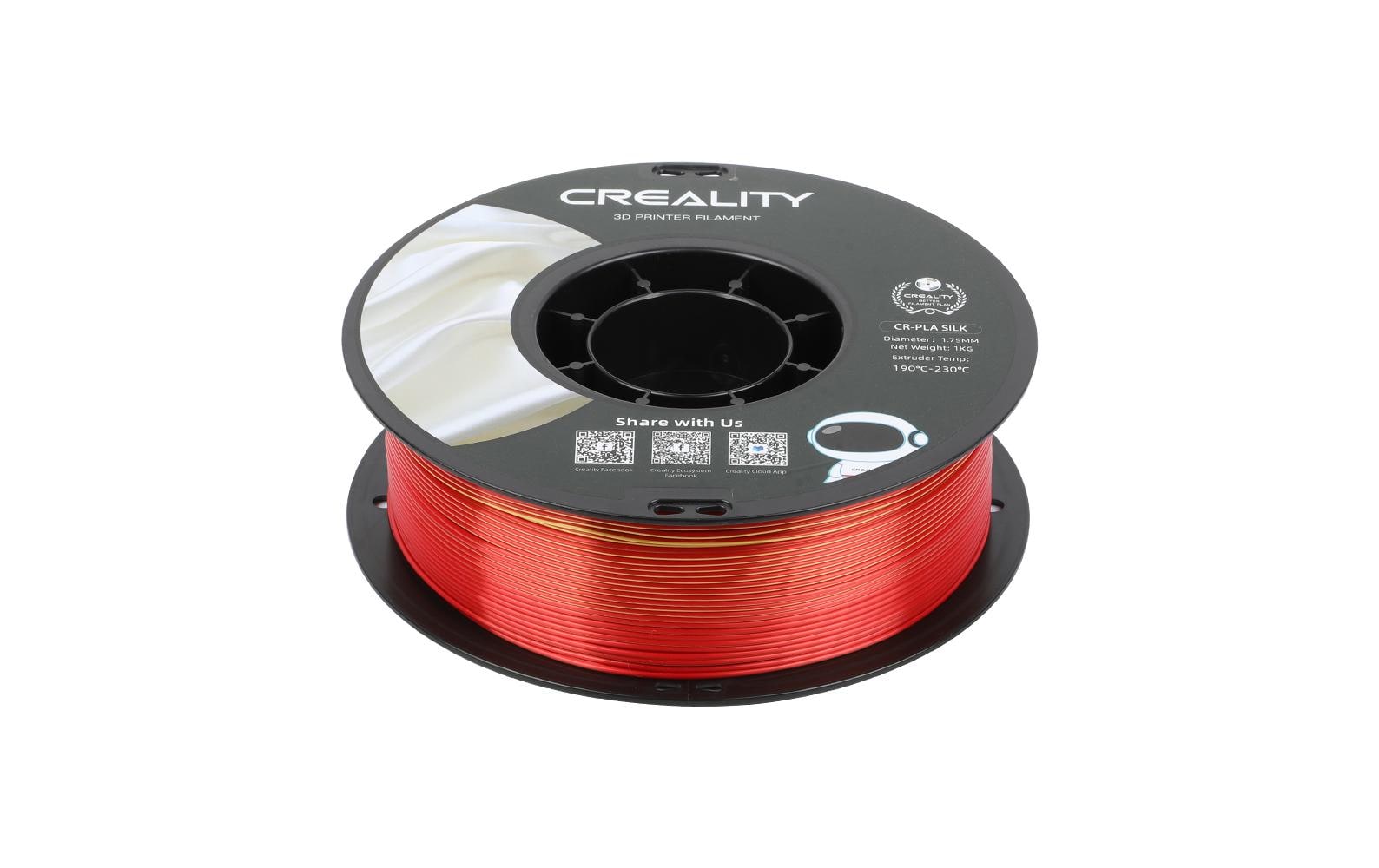 Creality Filament PLA Silk Gold/Rot, 1.75 mm, 1 kg