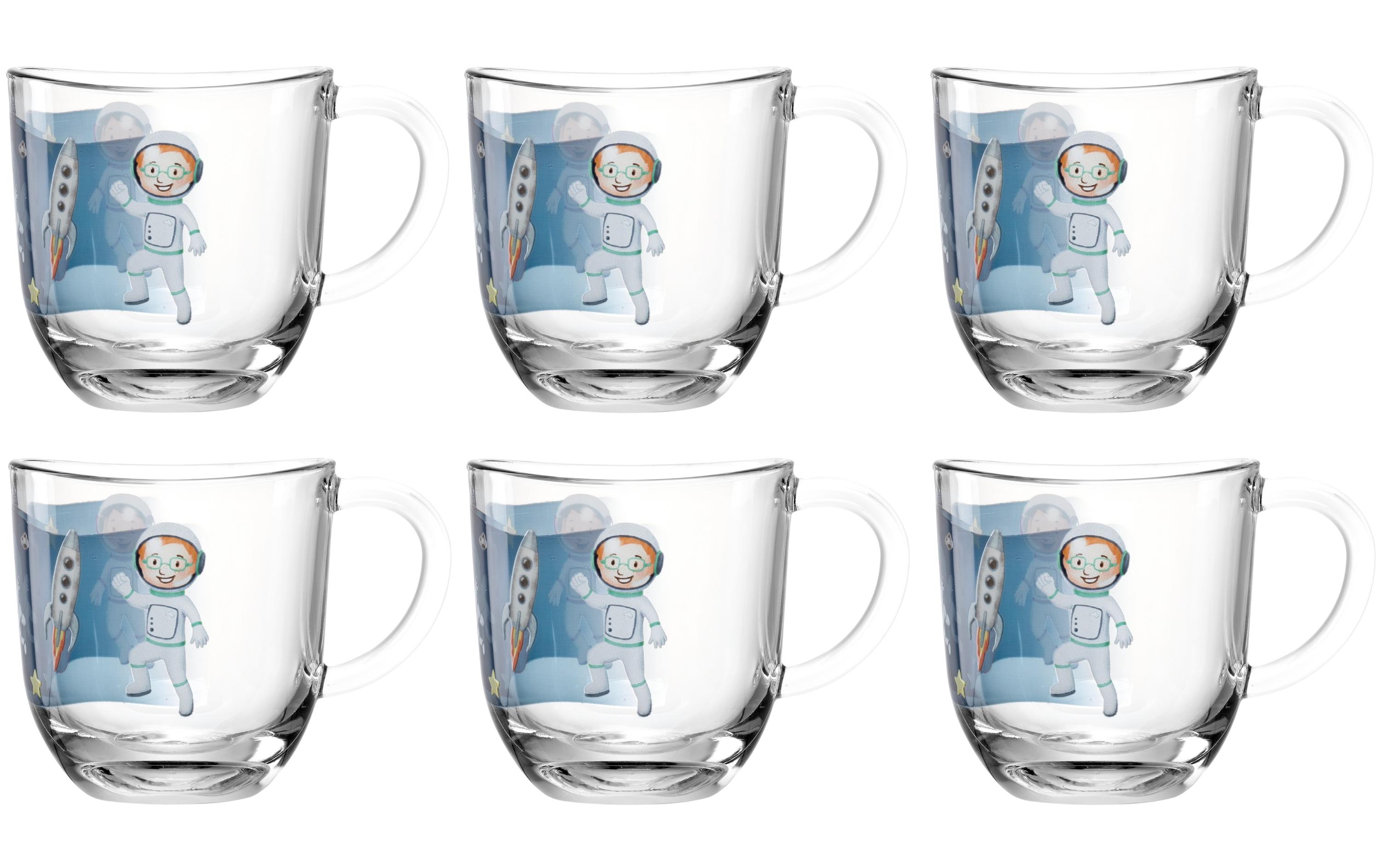 Leonardo Kindertasse Avvenutura 280 ml, 6 Stück, Weltall