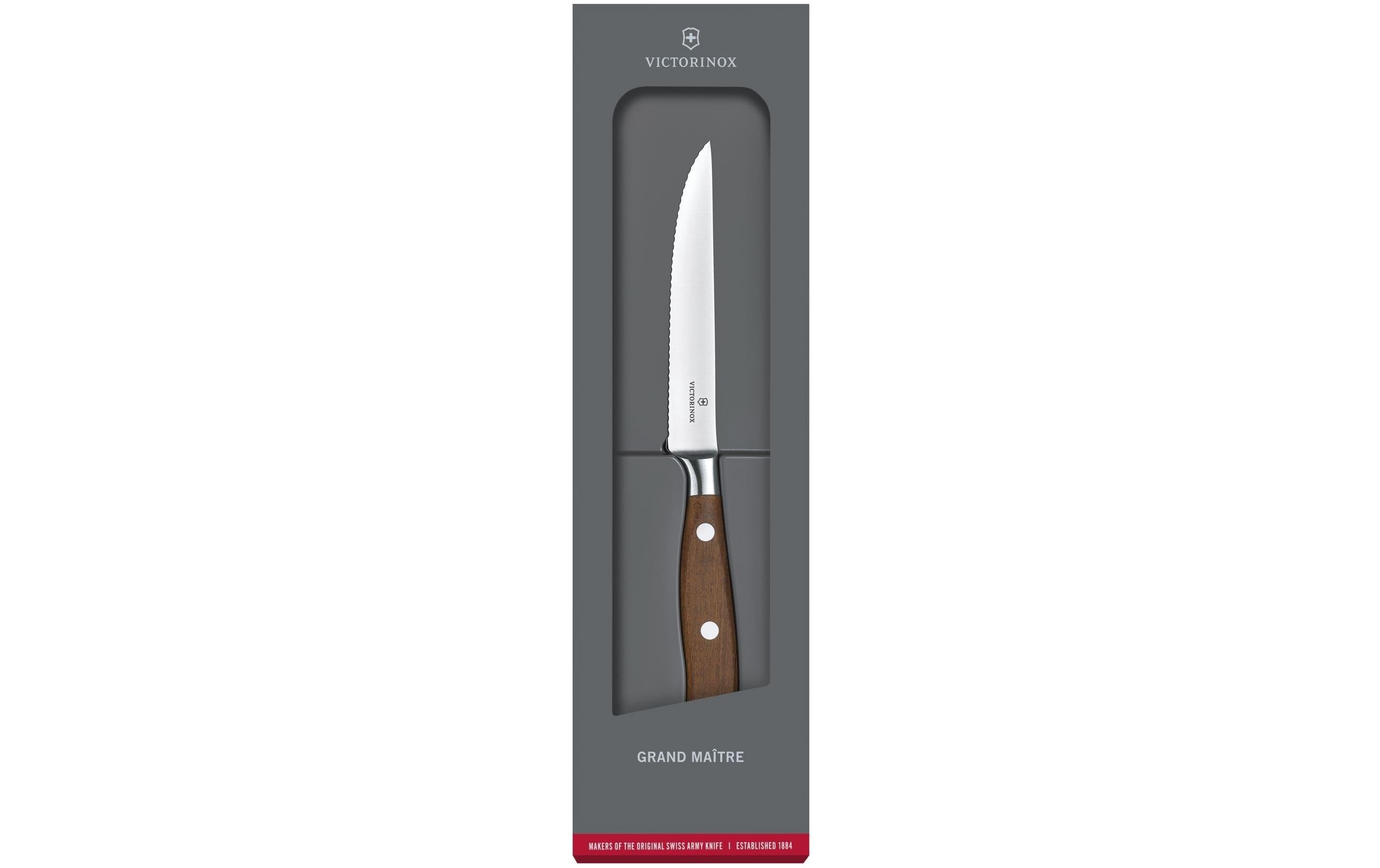 Victorinox Steakmesser Grand Maître Wood 1 Stück, Rosenholz