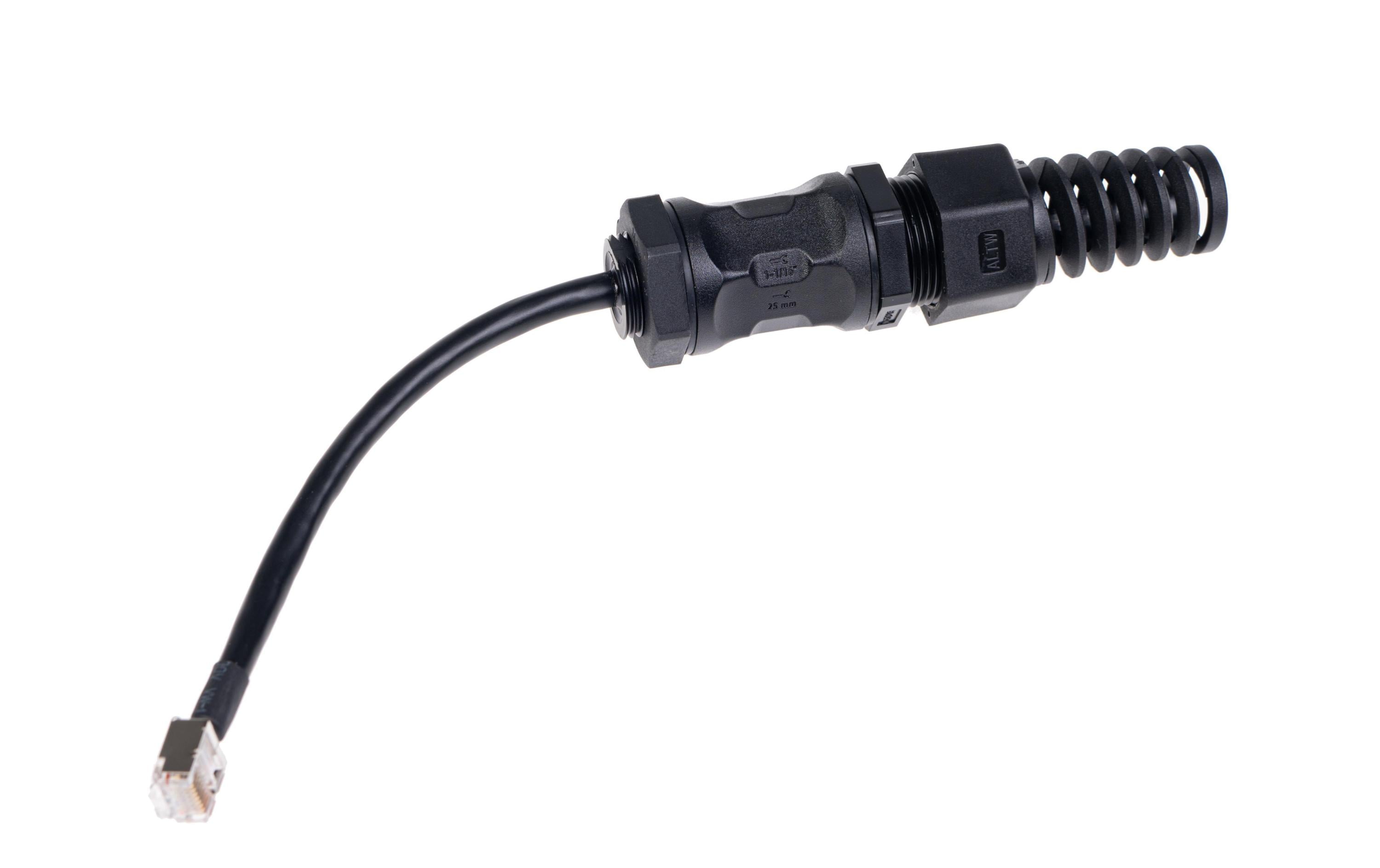 QuWireless Kabel QuRJ45 Outdoor IP68 RJ-45 Adapter Wasserfest