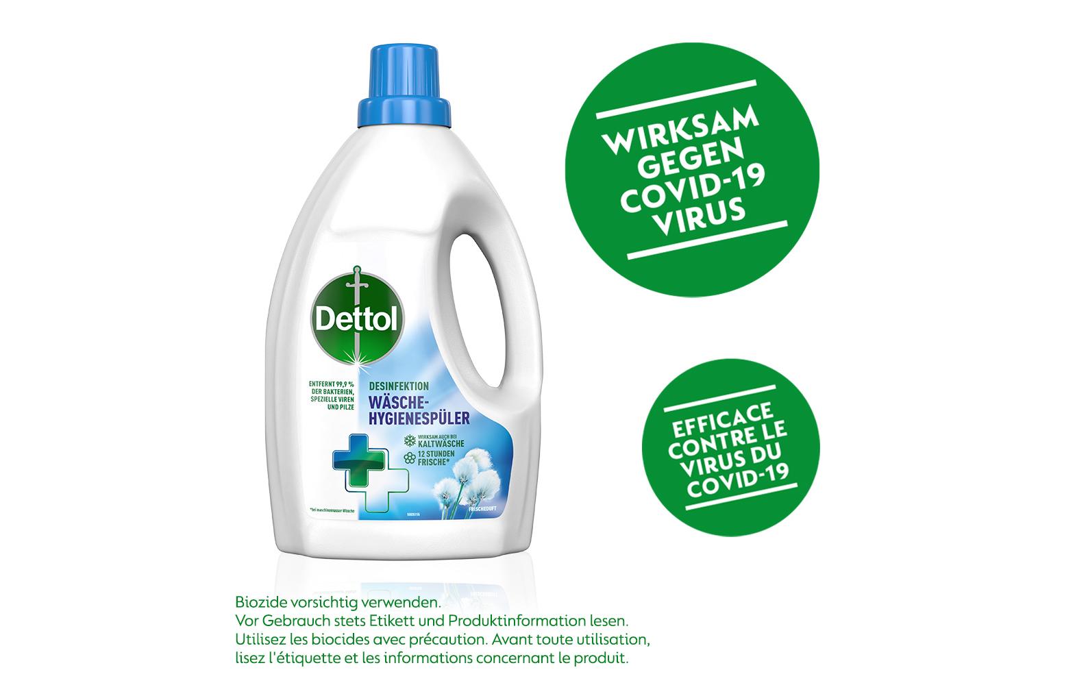 Dettol Flüssigwaschmittel Desinfektion Wäsche-Hygienespüler 1.5 l