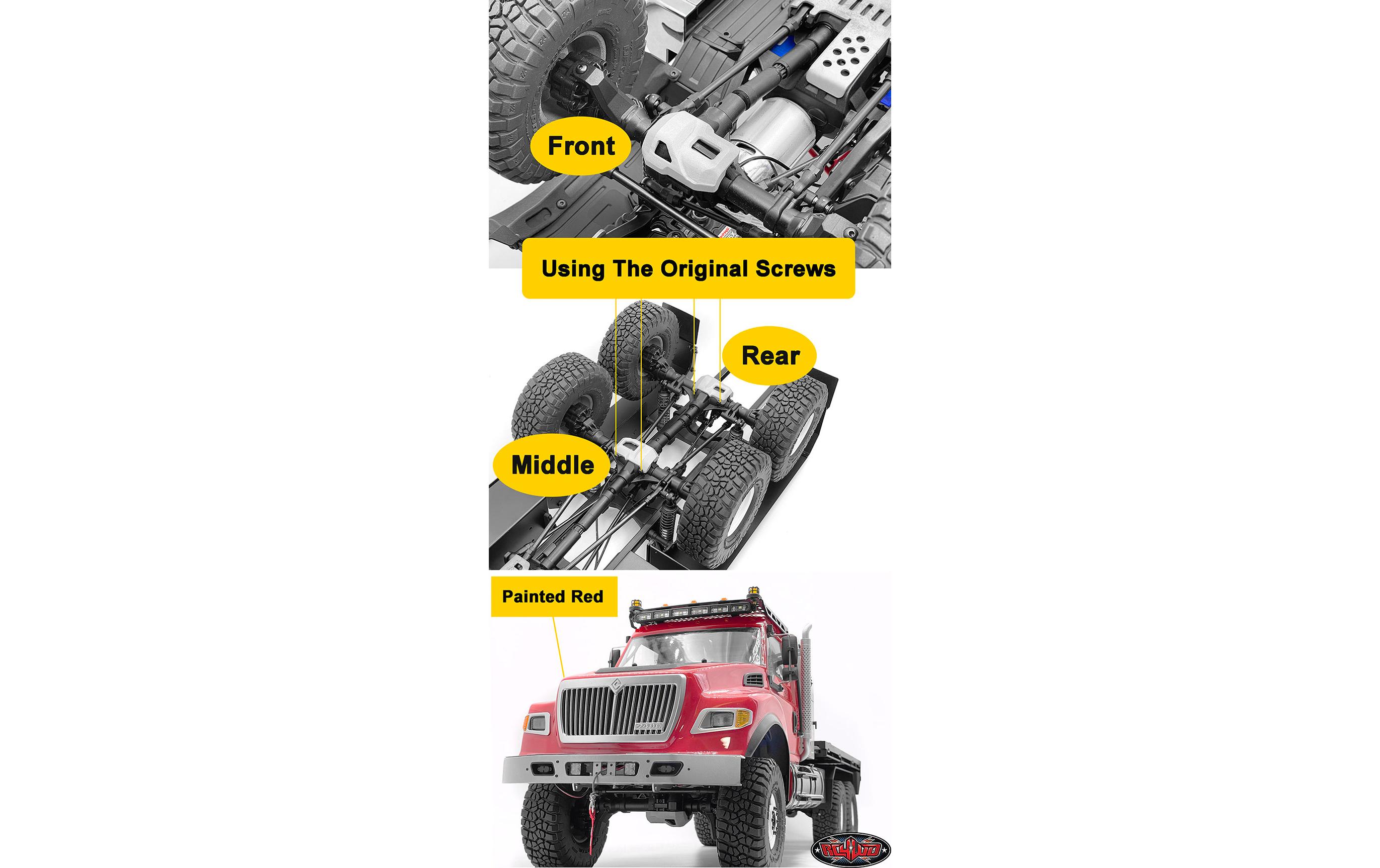 RC4WD Differential Schutzabdeckung Set TRX-6, 1:10