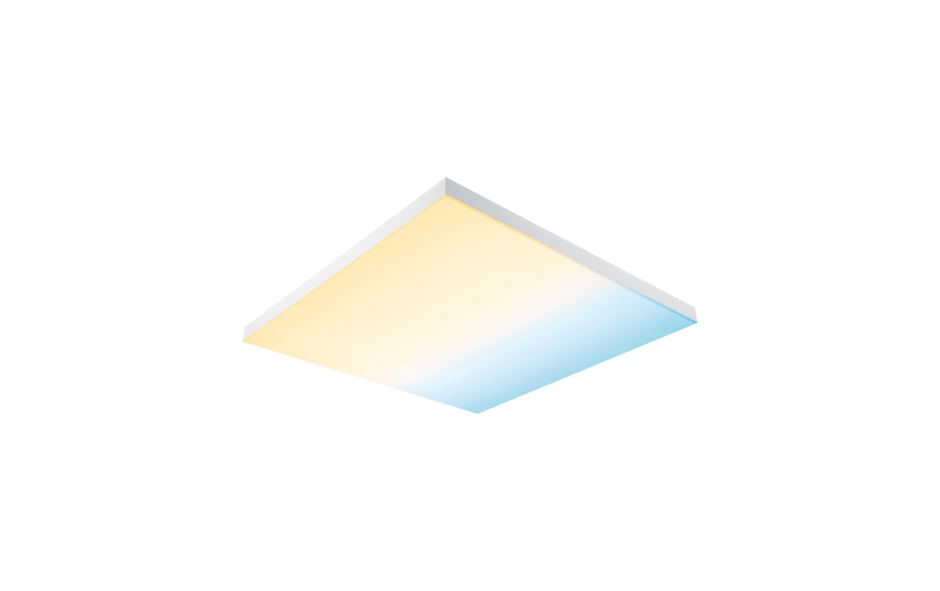 Paulmann Deckenleuchte LED Panel Velora Rainbow, 31 W, RGBW, Weiss