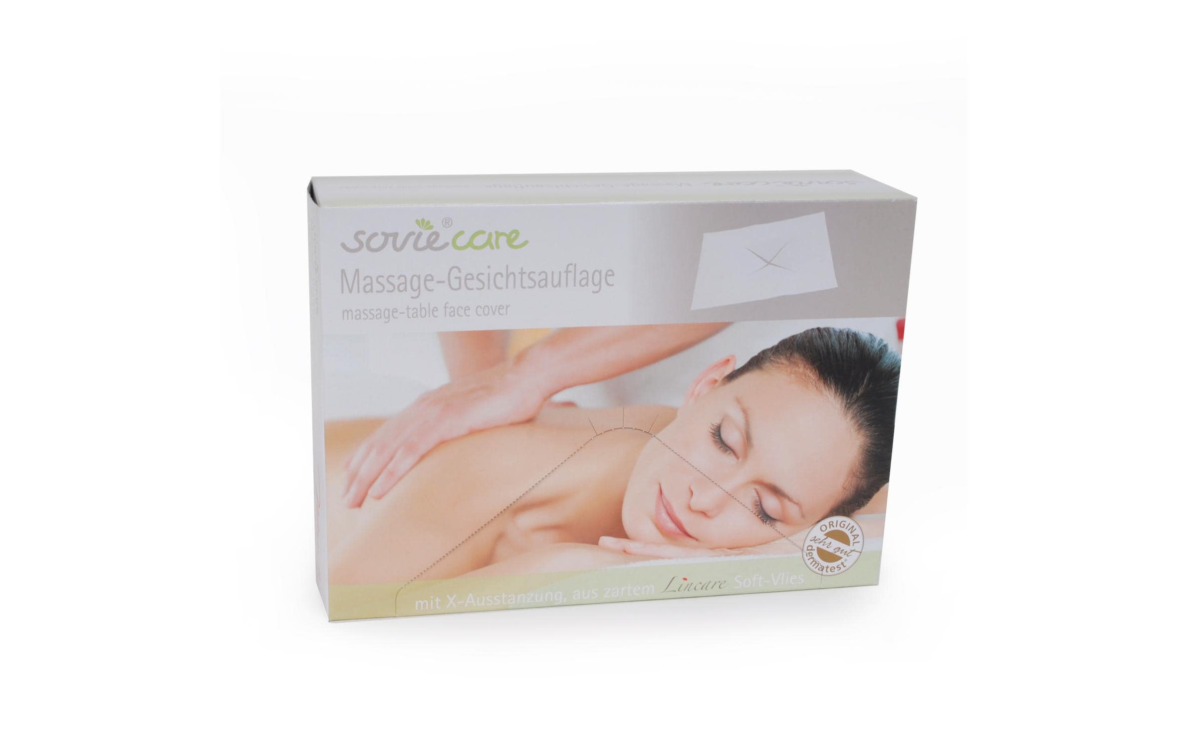 Sovie care Gesichtsauflage für Massageliegen Vlies 30 x 21 cm 100 Stück