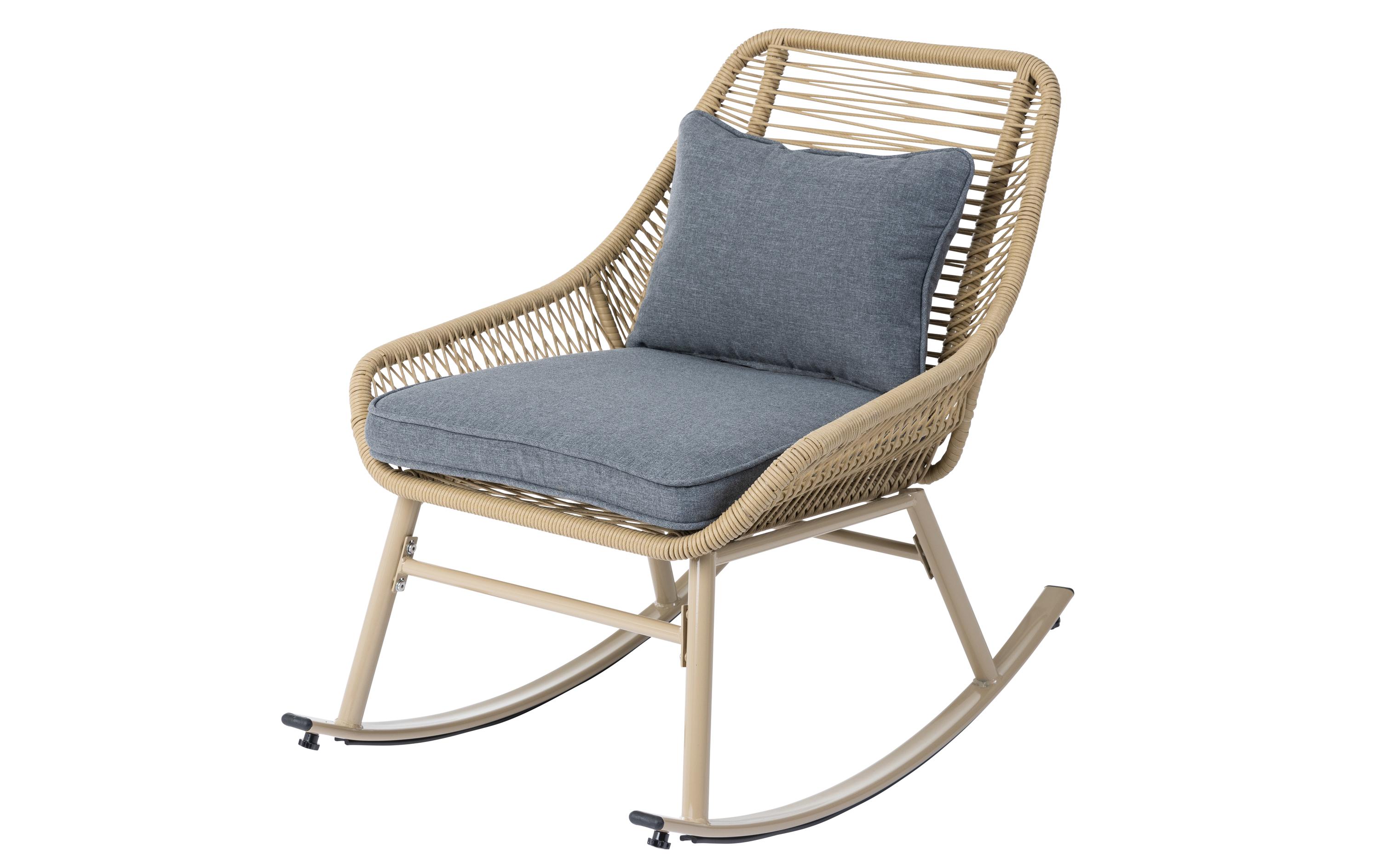 COCON Loungeset Minusio, Beige/Grau, 2 Sitzplätze