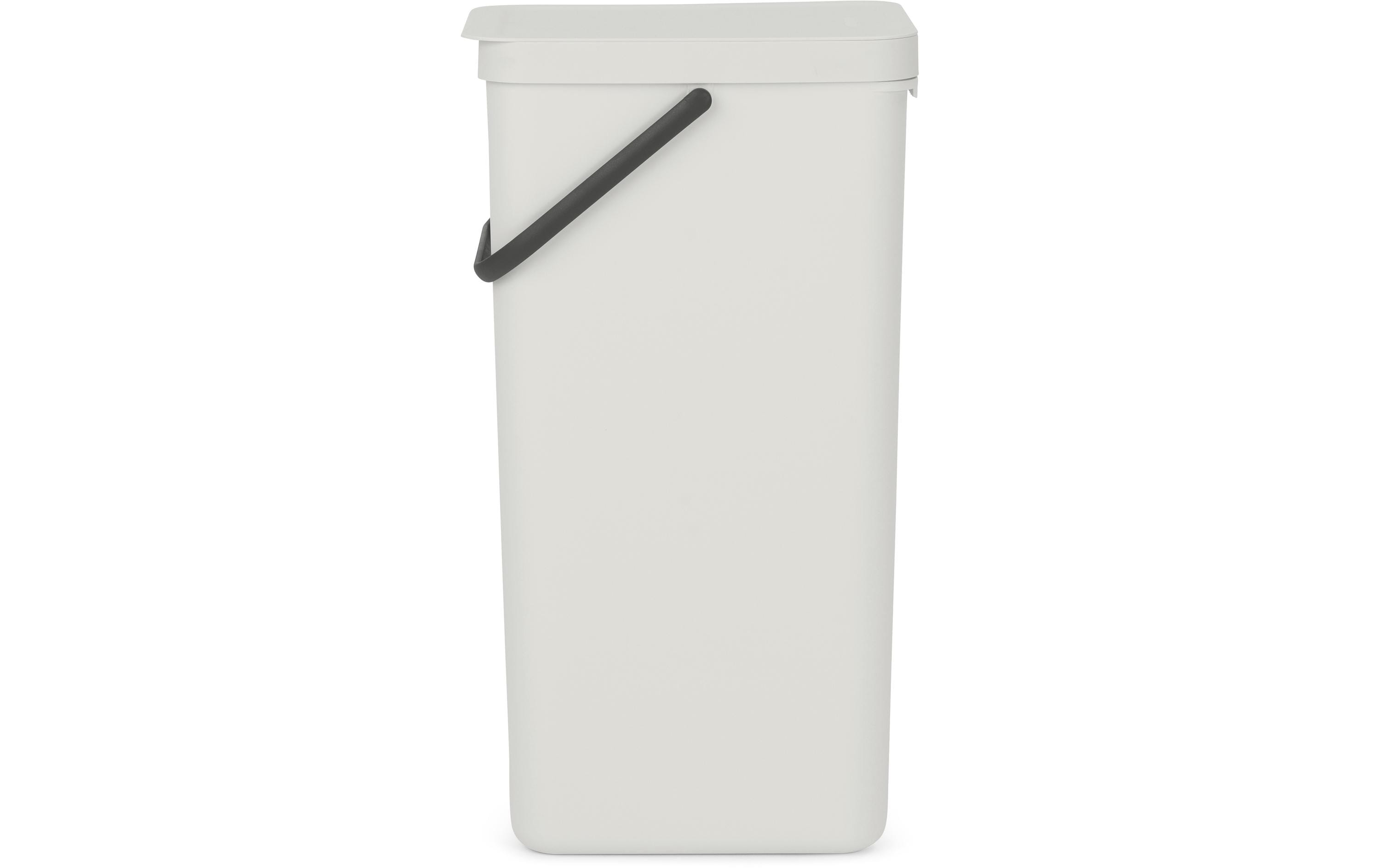 Brabantia Recyclingbehälter Sort & Go 40 l, Hellgrau