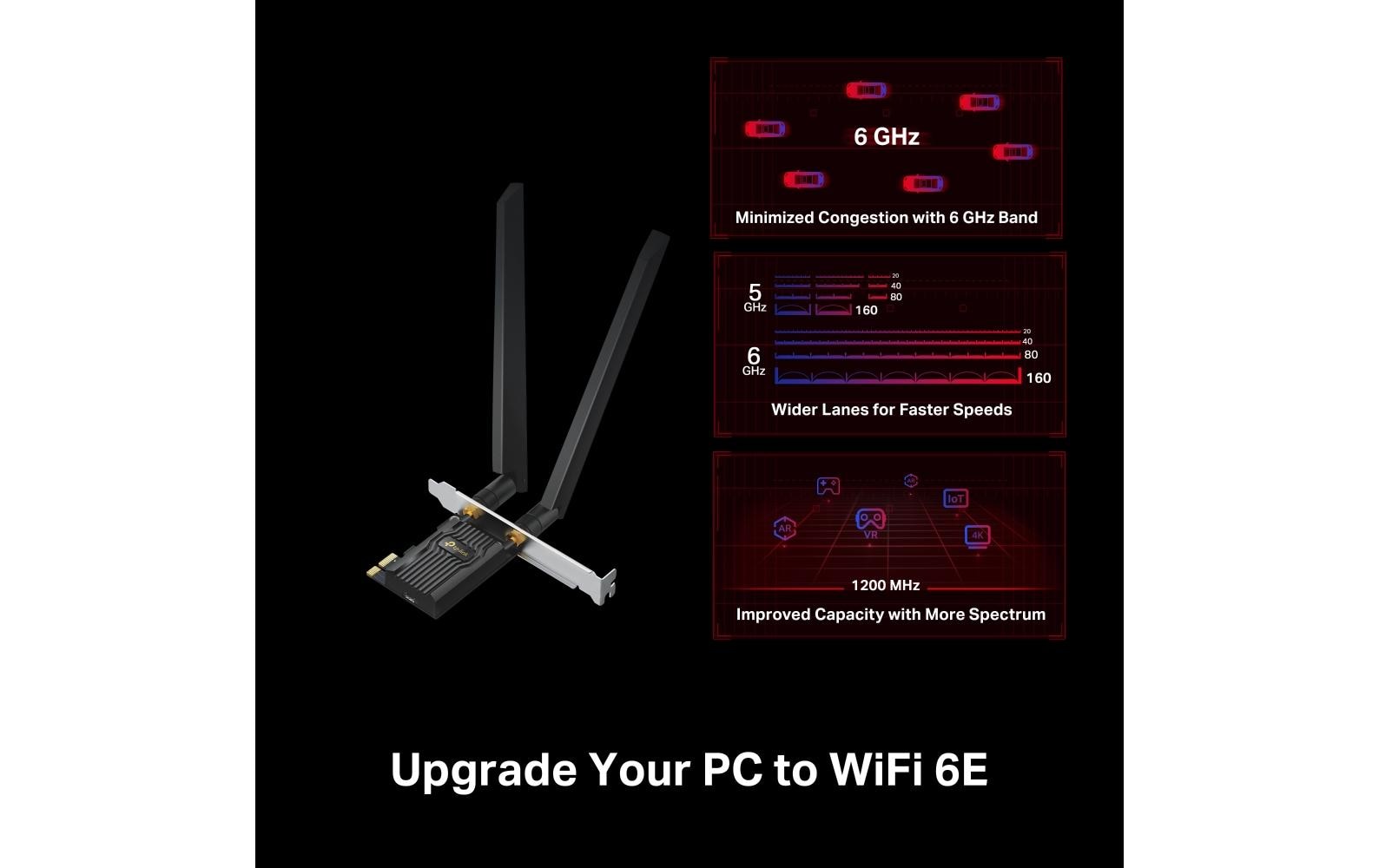 TP-Link WLAN-AX PCIe Adapter Archer TXE72E