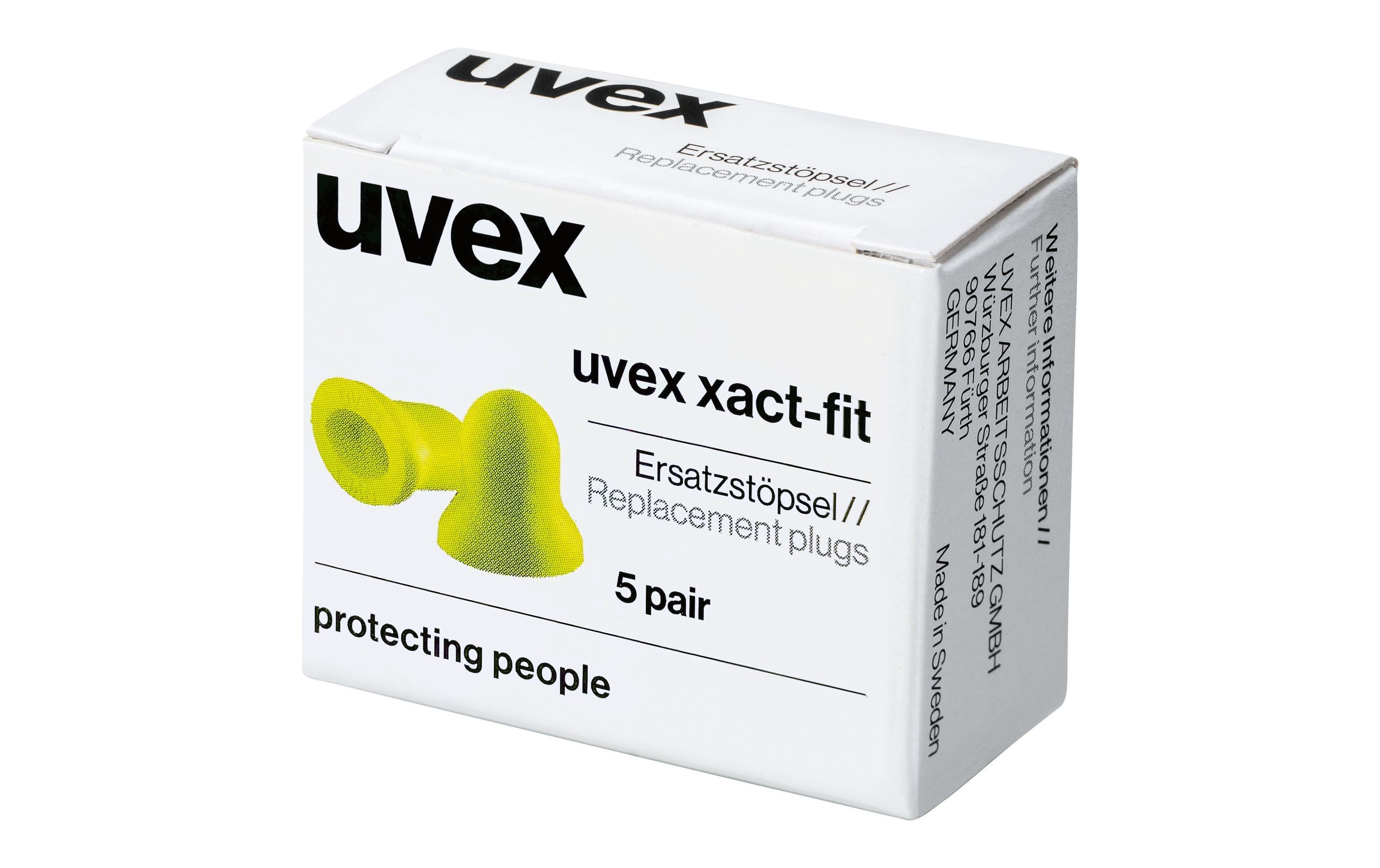 uvex Ersatzstöpsel zu xact-fit 5 Paar