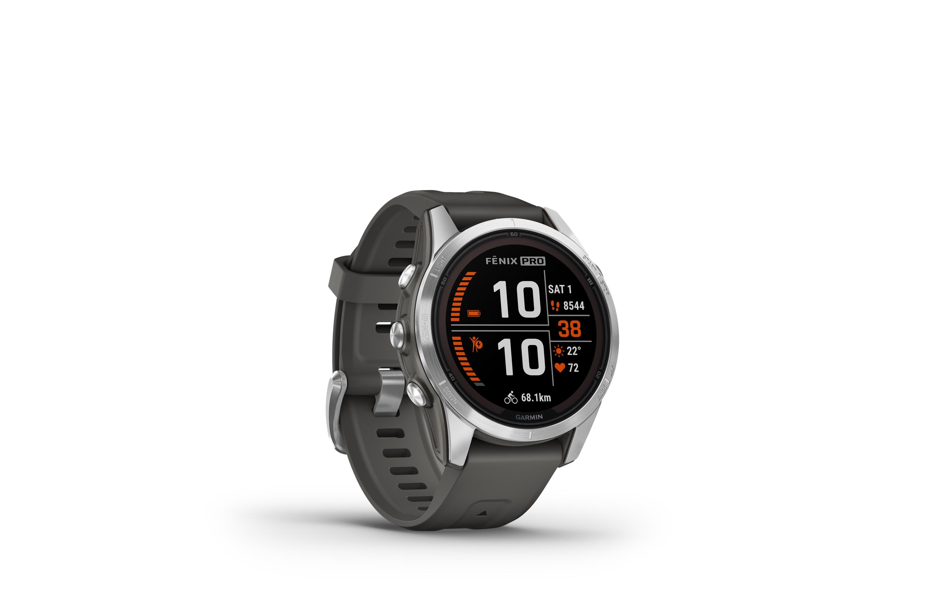 GARMIN GPS-Sportuhr Fenix 7S Pro – Solar Edition