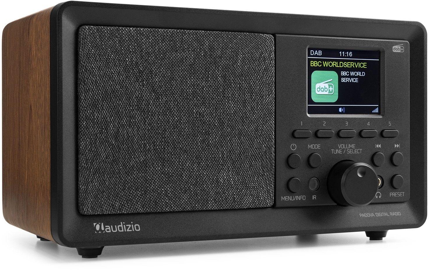 Audizio DAB+ Radio Padova Braun/Schwarz