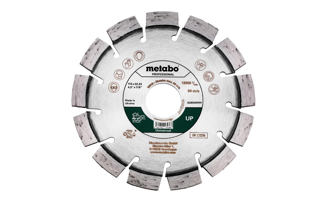 Metabo Trennscheibe UP Universal Professional Diamant 115 mm