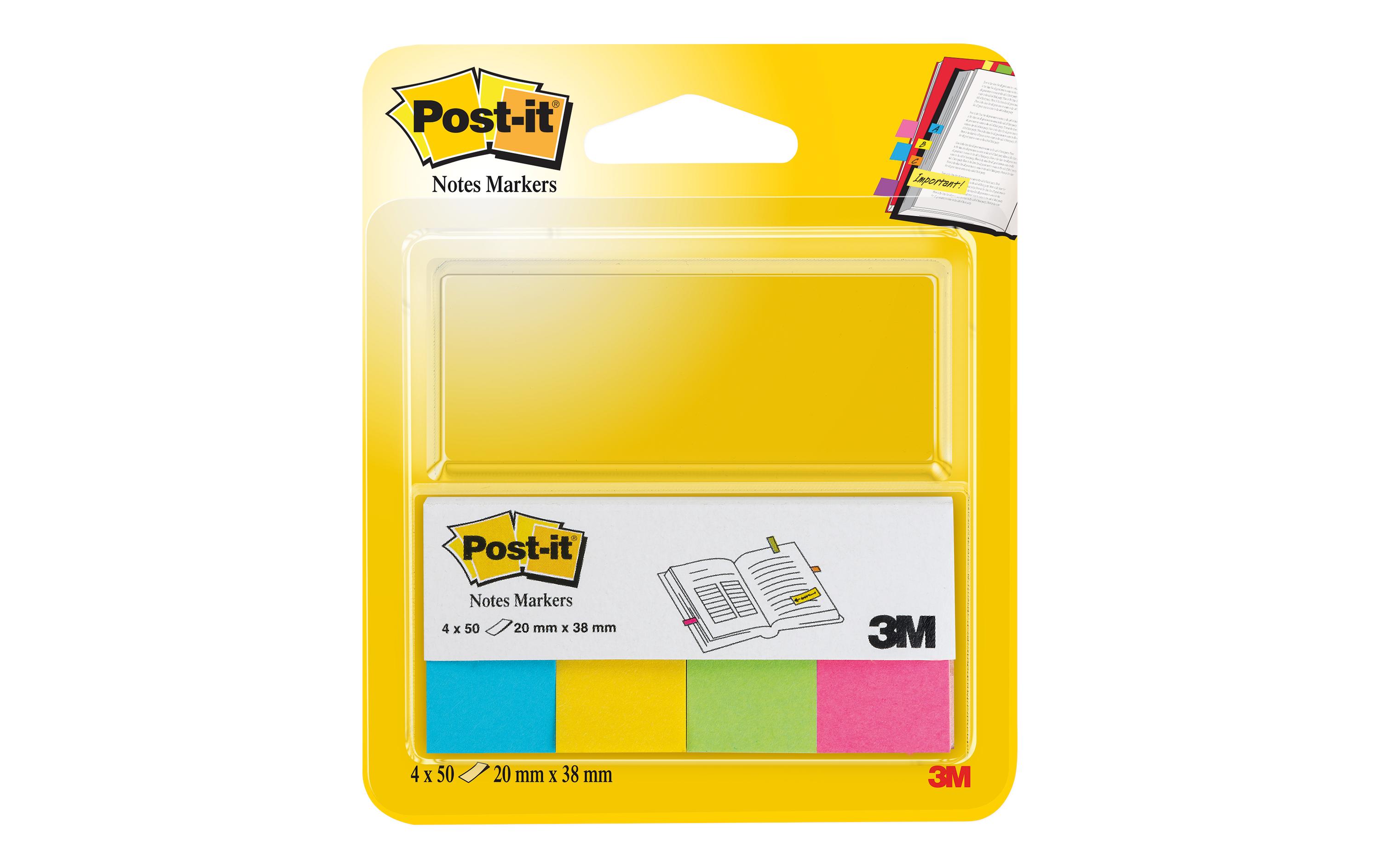 Post-it Page Marker Post-it Index Mehrfarbig, 4 Stück