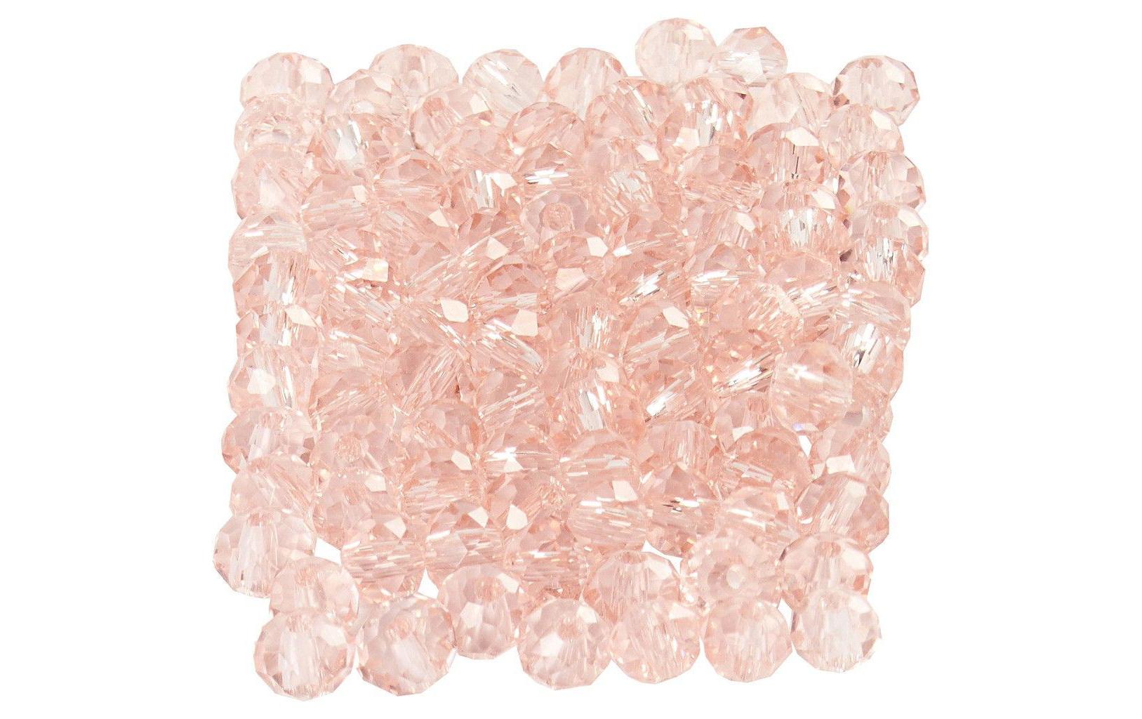 Creativ Company Glasschliffperlen 3 mm x 4 mm Rosa