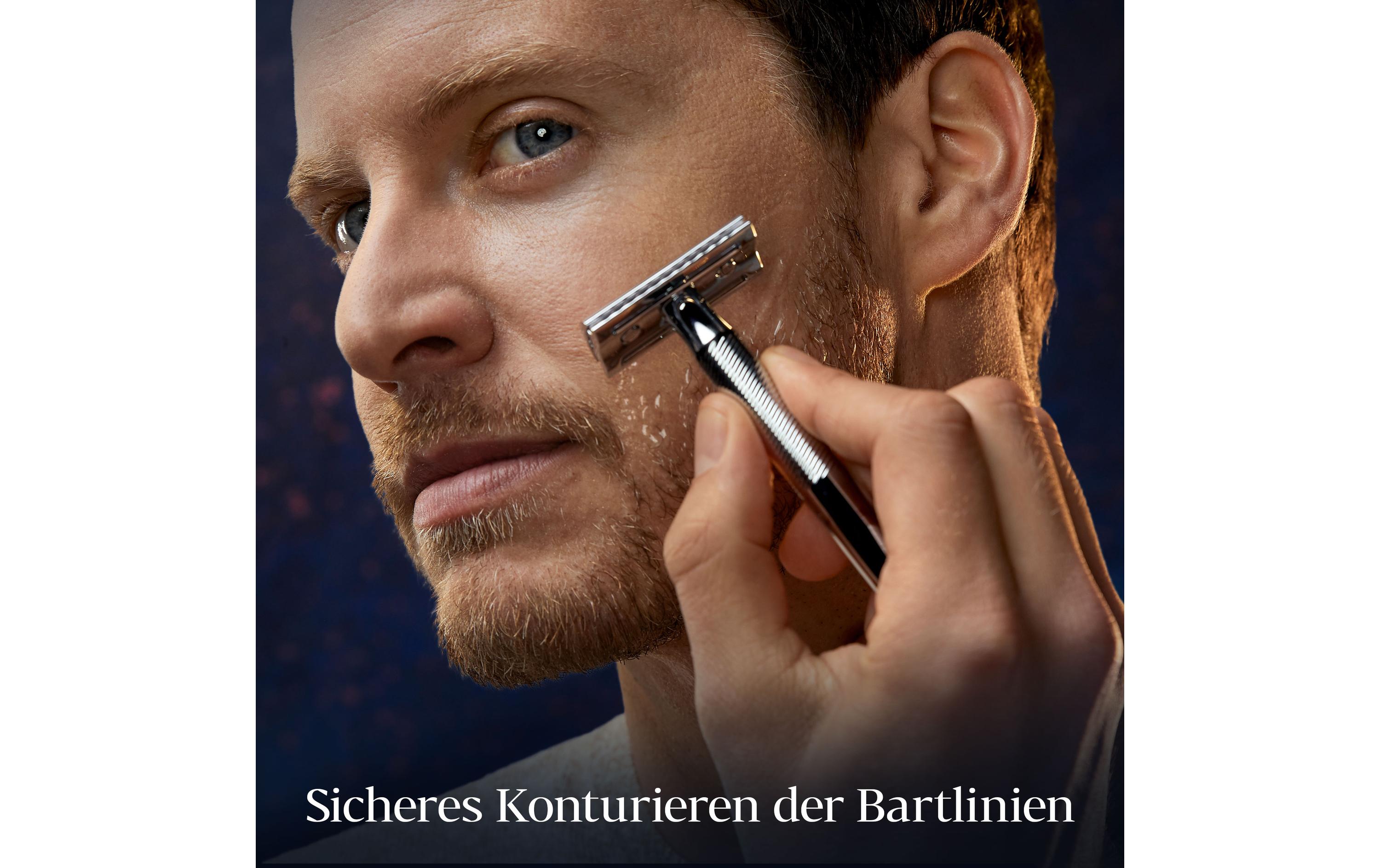 King C. Gillette Rasierhobel mit 5 Klingen 1 Rasierer + 5 Klingen