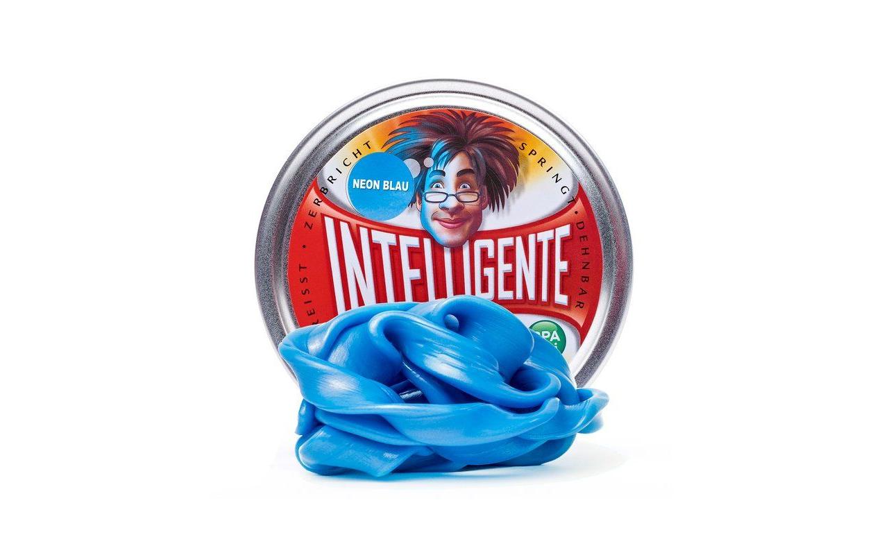 Intelligente Knete Knetmasse Neon Blau 80 Gramm