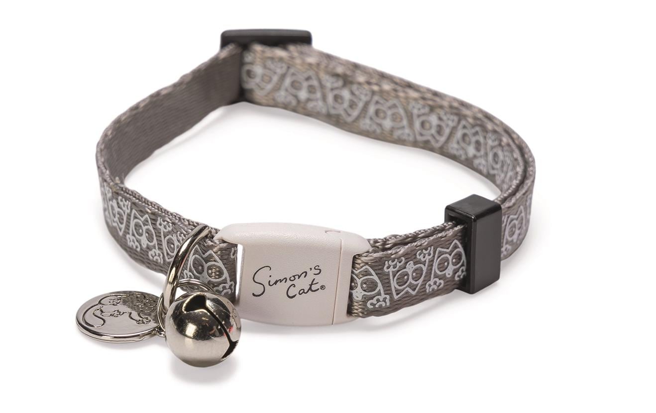 Simon's Cat Katzenhalsband Grau