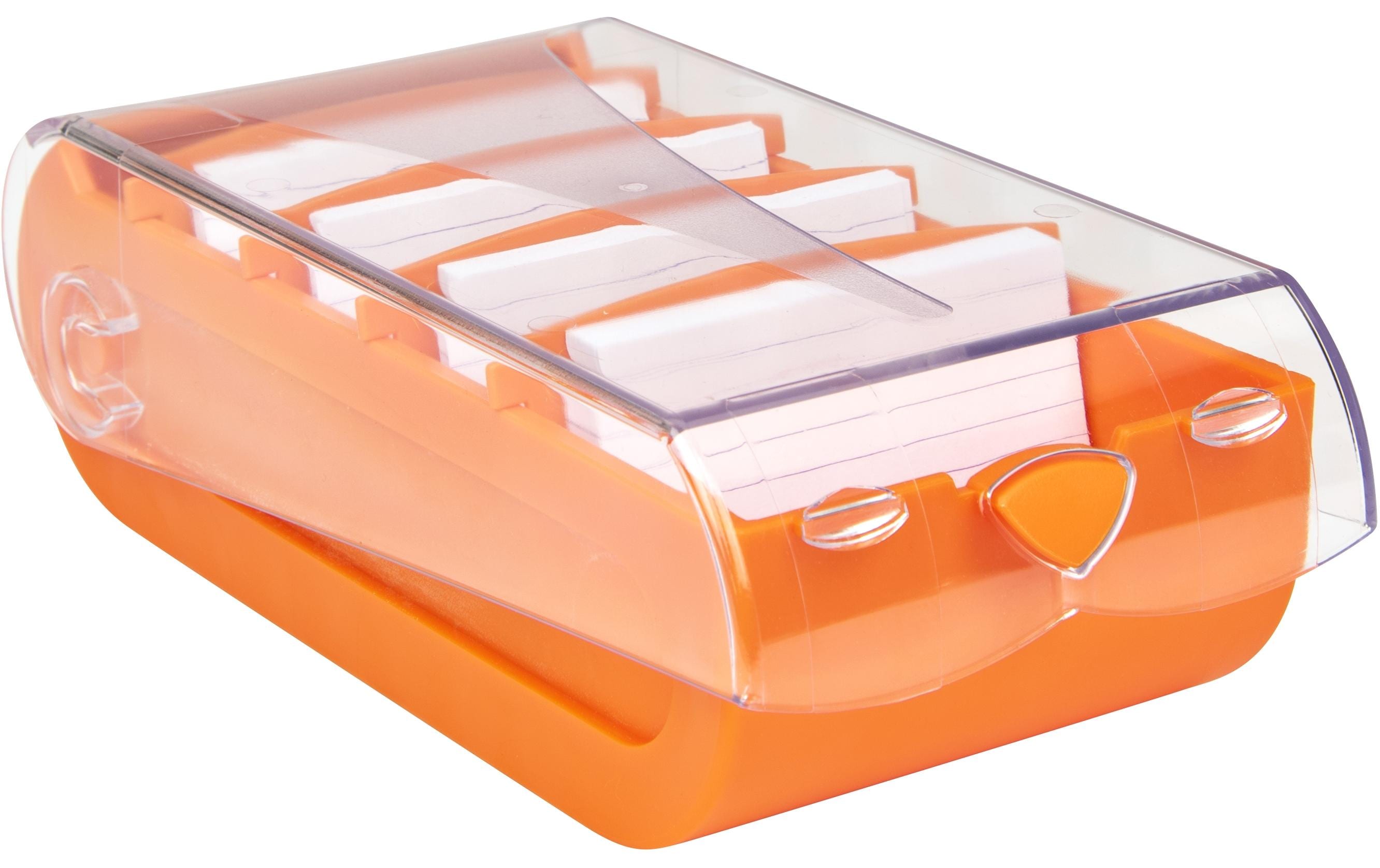 Biella Karteibox Bunny A7 100 Karten, Orange