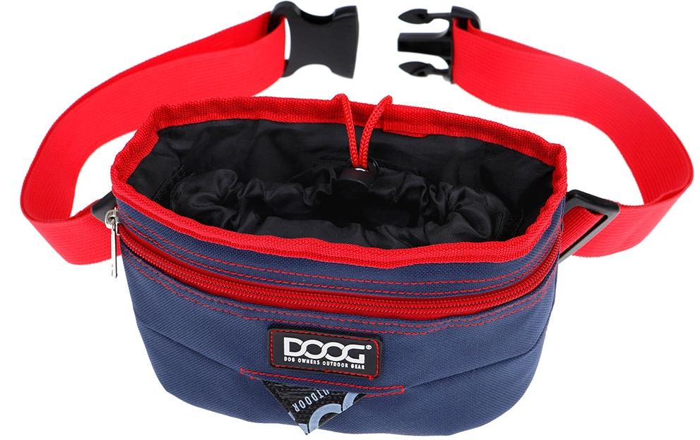 Doog Treat Pouch L Navy / Rot