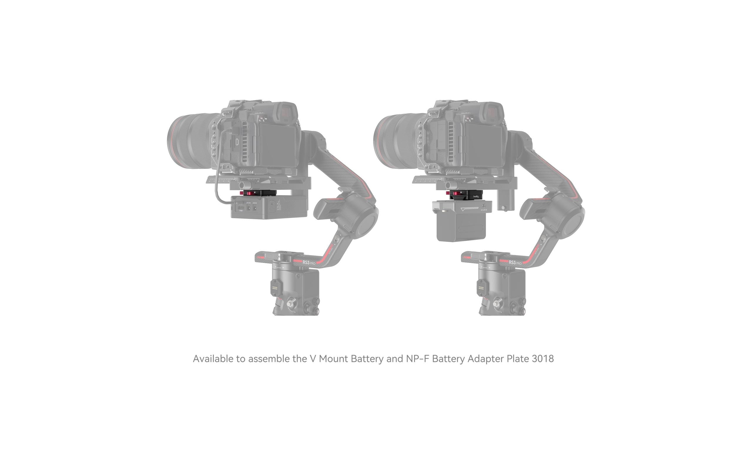 Smallrig V-Mount-Akkuplatte für DJI RS Stabilisatoren