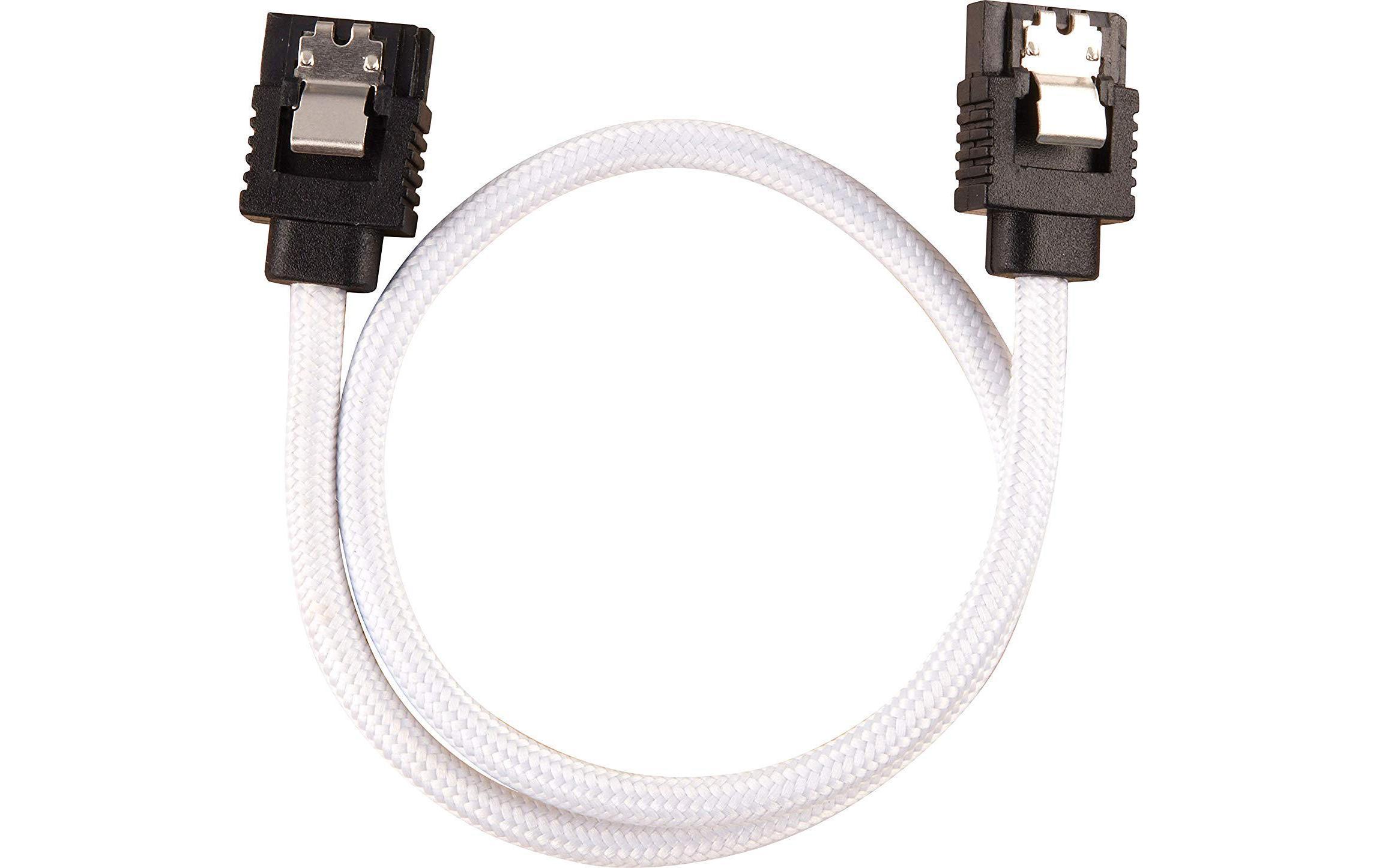 Corsair SATA3-Kabel Premium Set Weiss 30 cm