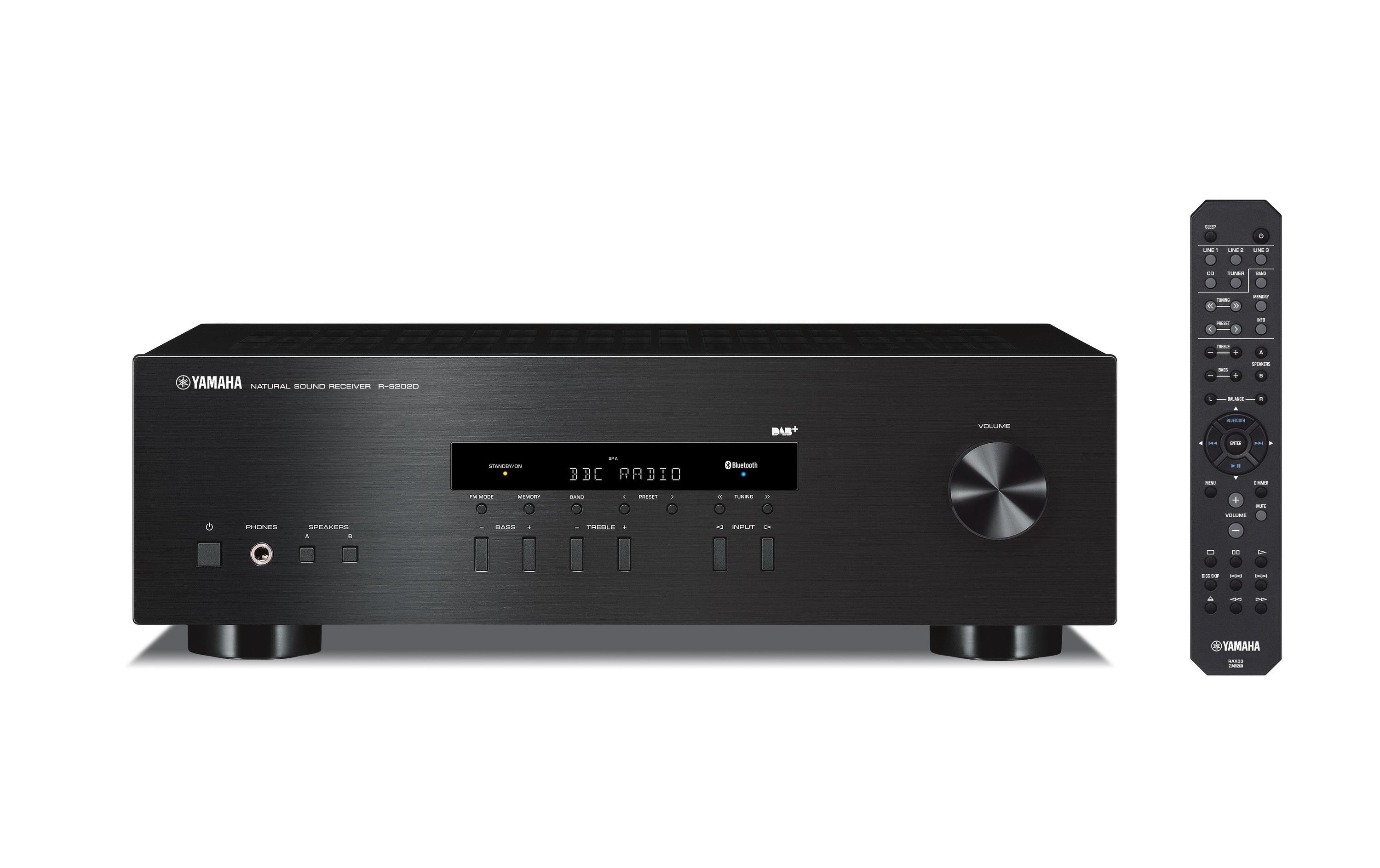 Yamaha Stereo-Receiver R-S202DAB Schwarz