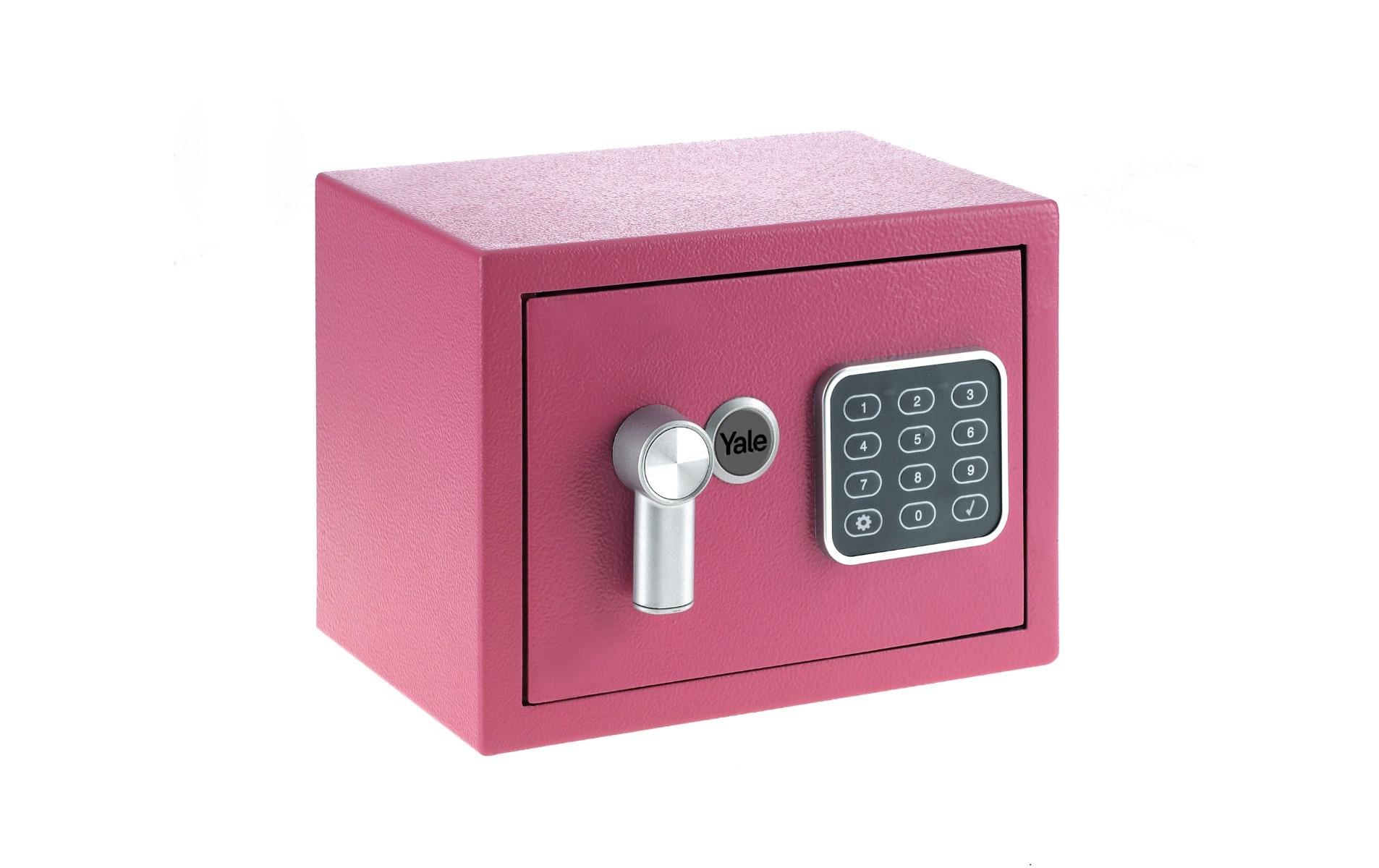 Yale Möbeltresor Value Safe Mini XS, 3.8 l, Pink