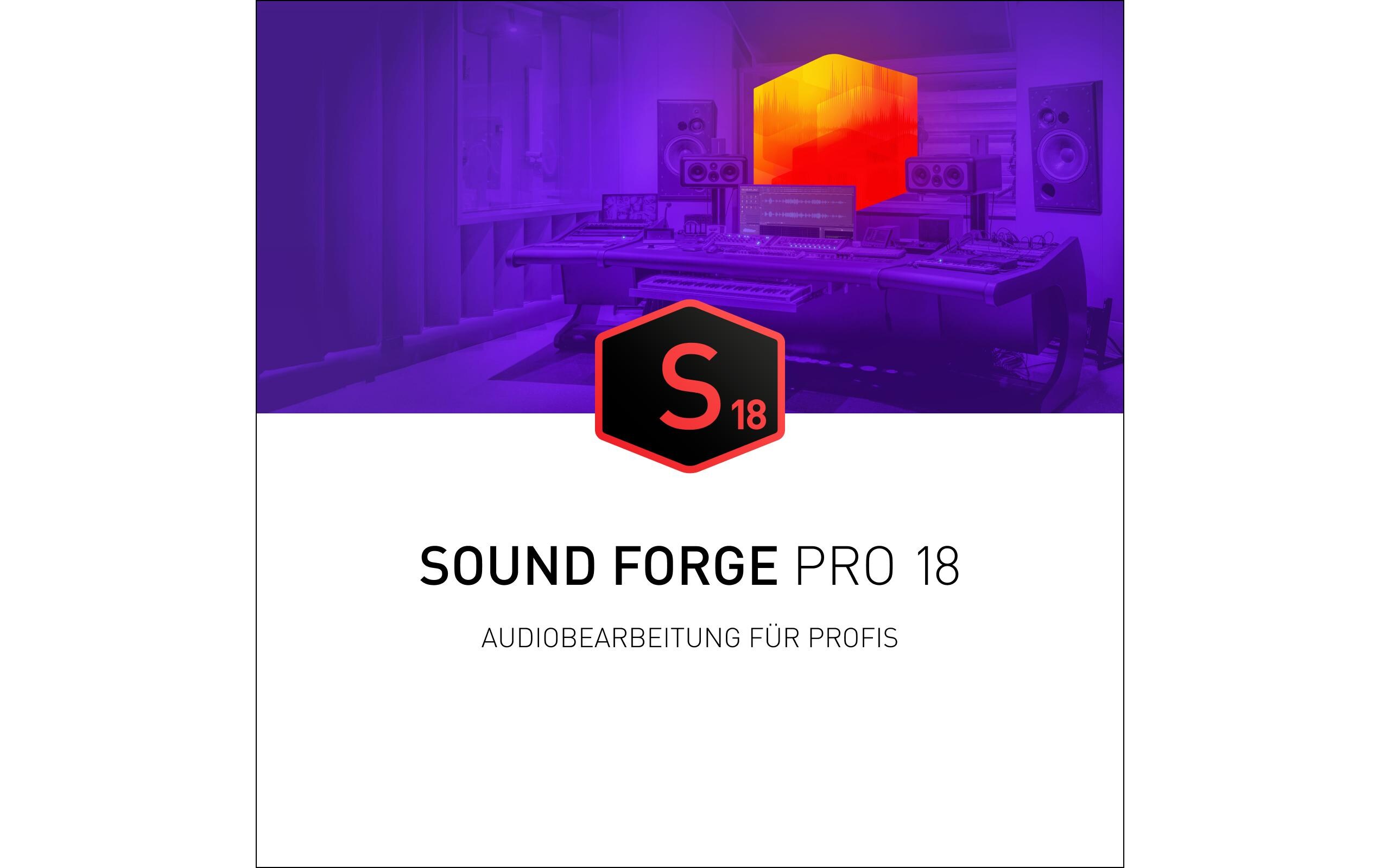 Magix Sound Forge Pro 18 ESD, Vollversion