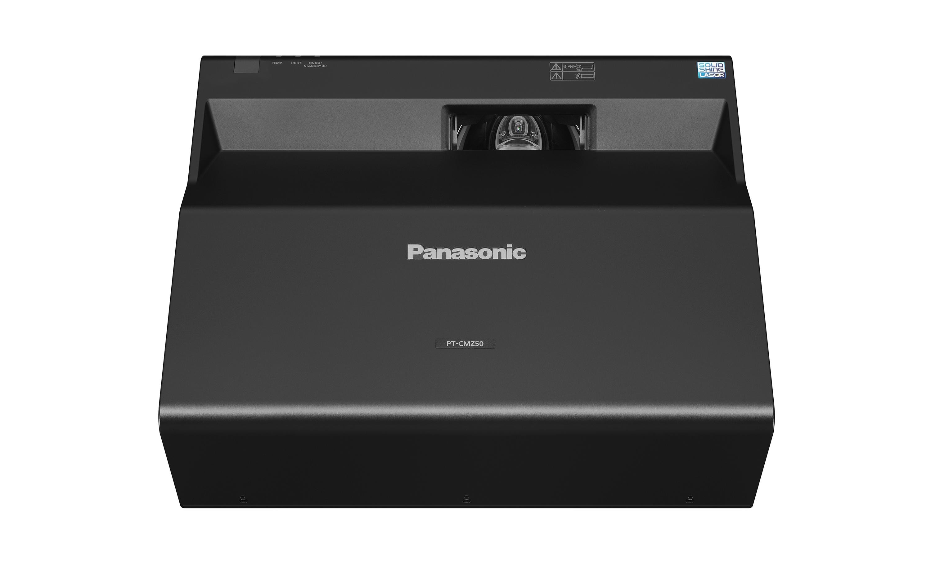 Panasonic Ultrakurzdistanzprojektor PT-CMZ50 Schwarz