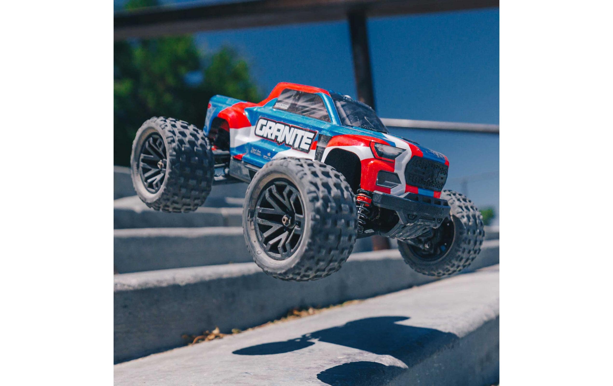 Arrma Monster Truck Granite Grom Mega 380 Blau, RTR, 1:18